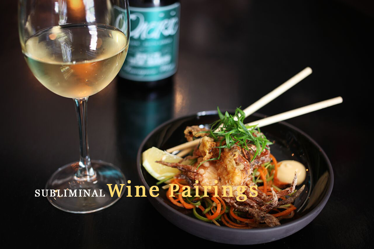 Perfect wine pairings with Oneiric wines.