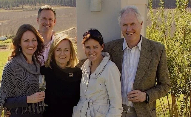 The Pascall family in Elgin, South Africa