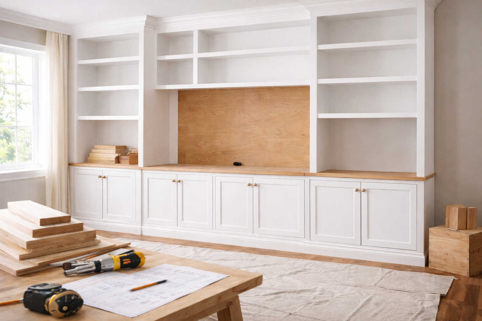 Custom Built-In Installation: Add Storage and Style to Your Home