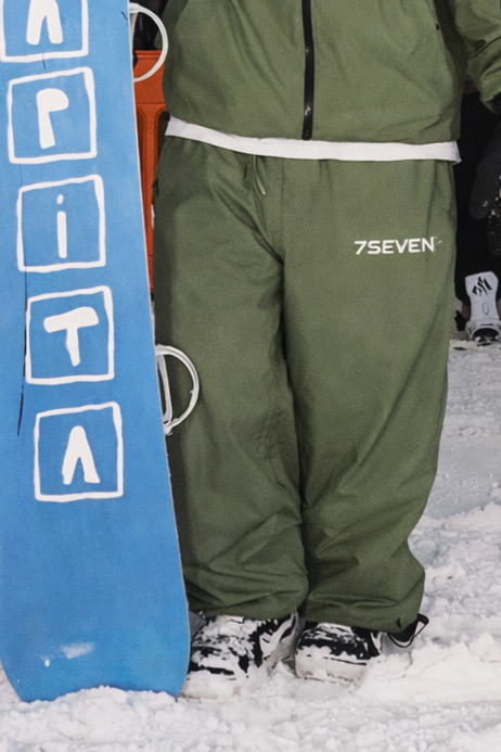 7SEVEN Baggy Core Pant - Army Green