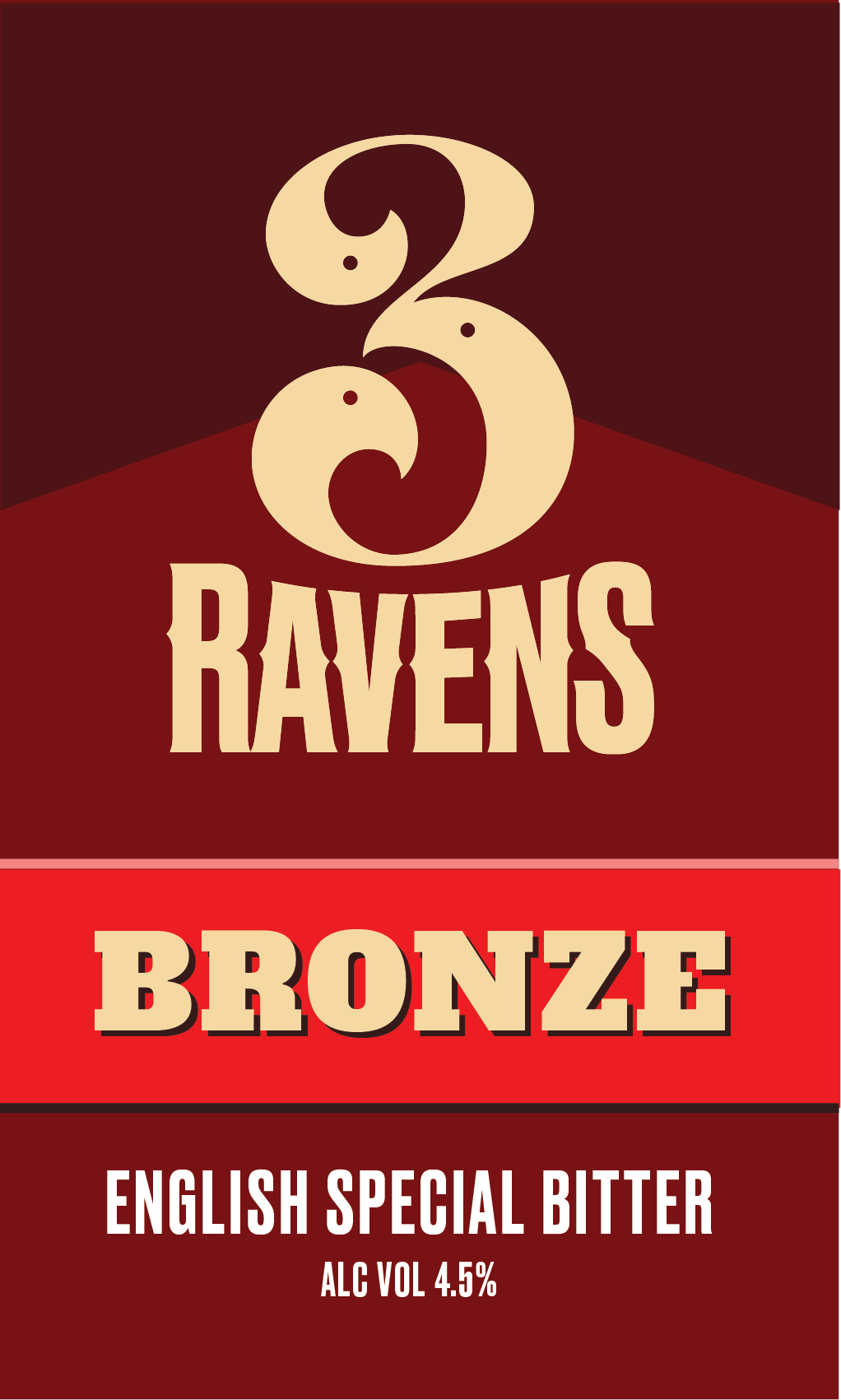 3 Ravens Bronze ESB Decal