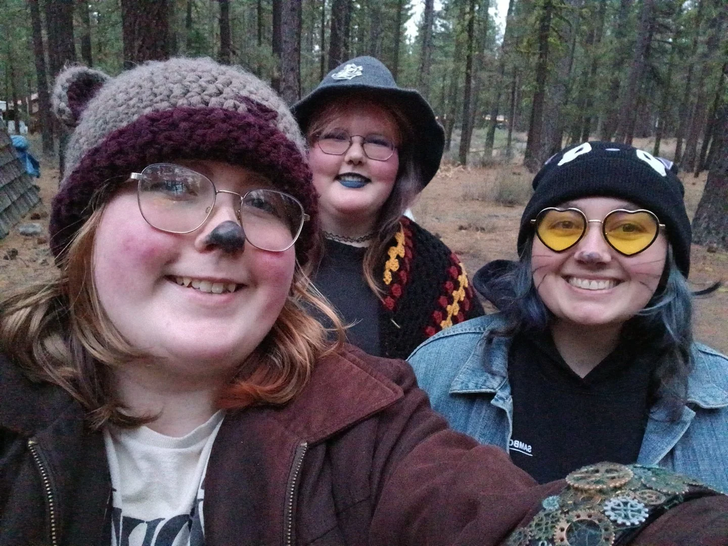 (left to right) Moss, JJ, Wonky. People behind Phases