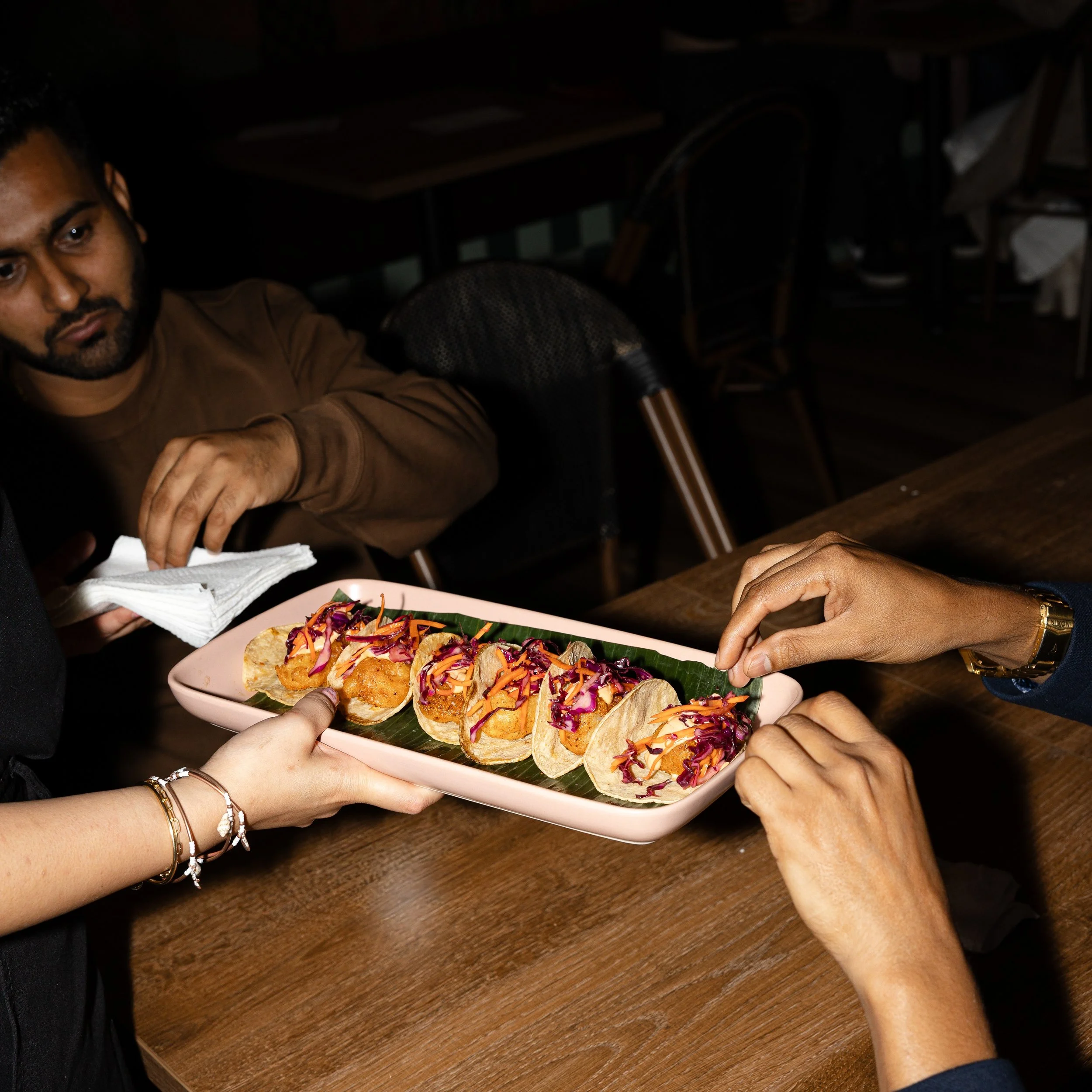 Tacos.

First thing to disappear from your plate.
First thing you&rsquo;ll order again. 

Pull up a seat at Picoso. 

Bookings via the link in bio.