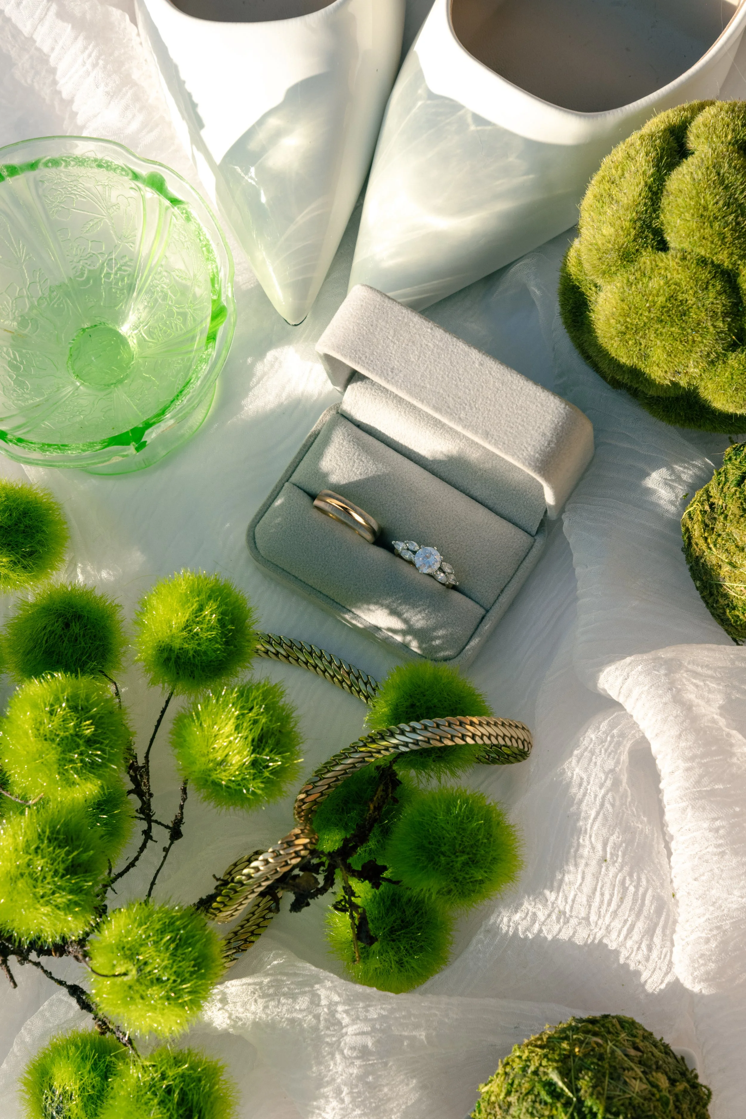 Calgary outdoor wedding ceremony photo