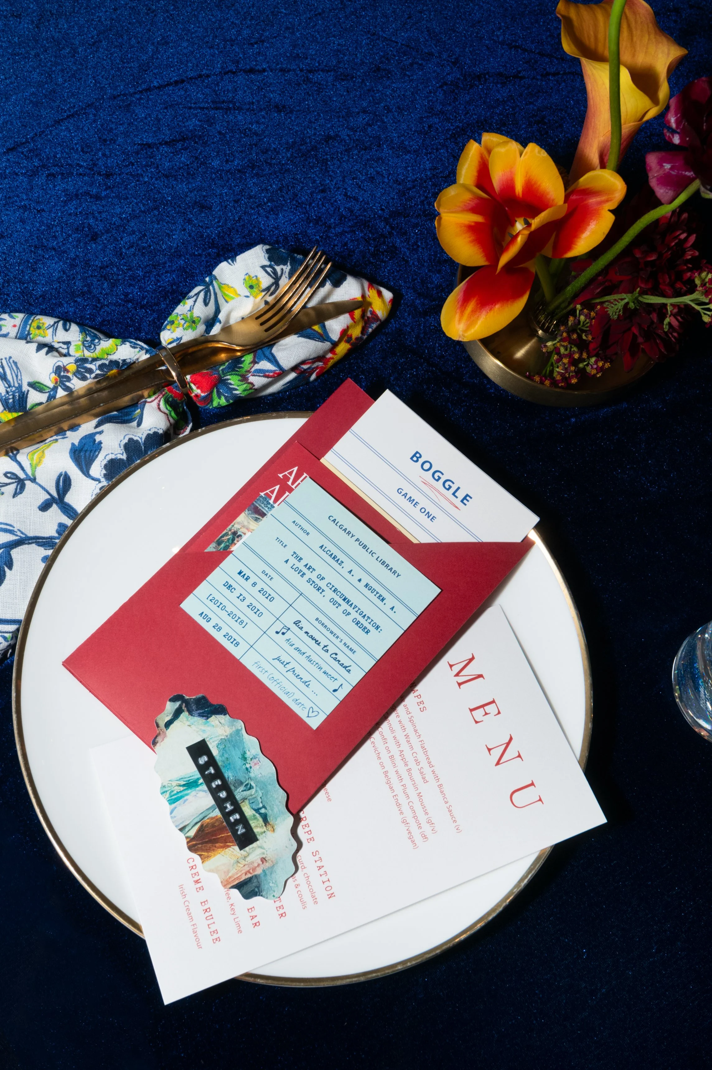 Calgary outdoor and indoor wedding ceremony photo