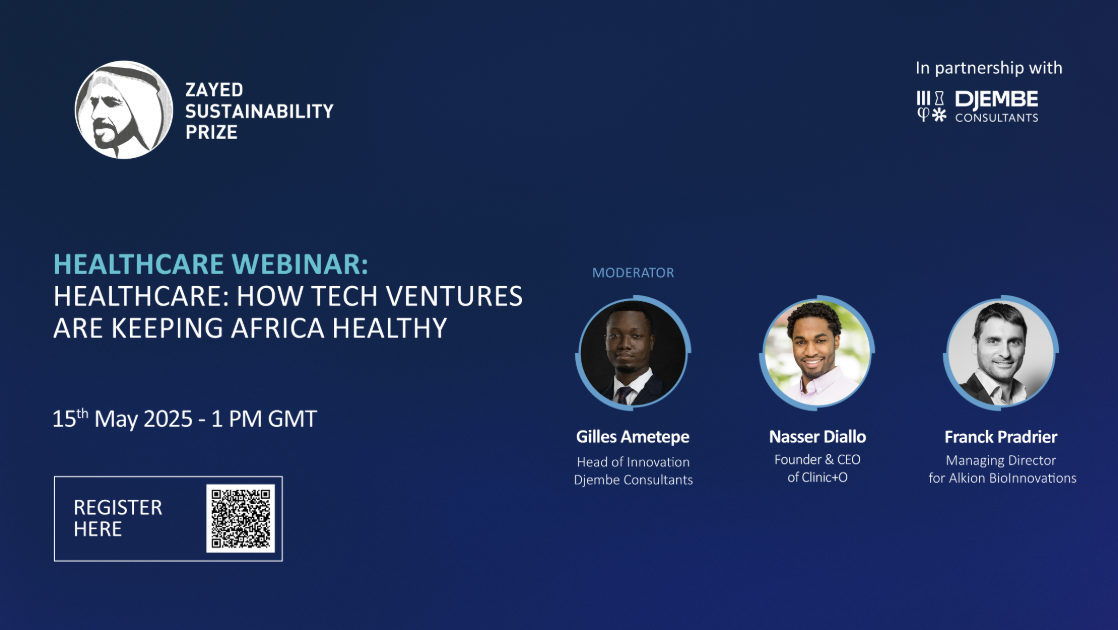 Clinic+O Featured in Zayed Sustainable Development Prize Webinar