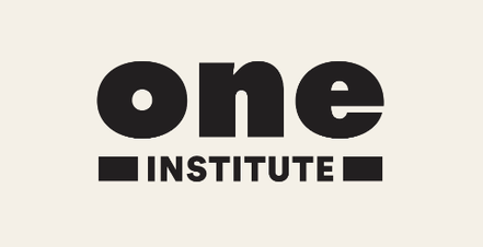 Logo for One Institute with bold black text on a light background.