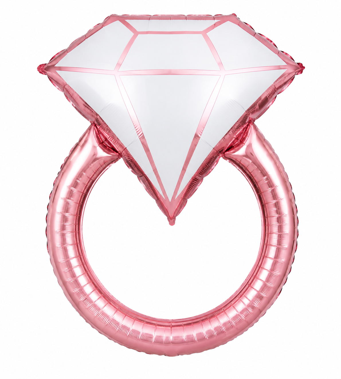 30” Rose Gold Diamond Ring Foil Balloon