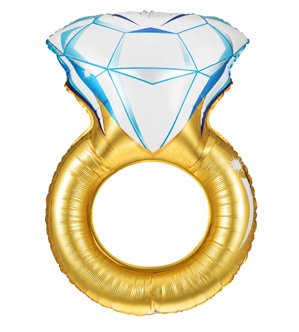37” Diamond Wedding Ring Foil Balloon