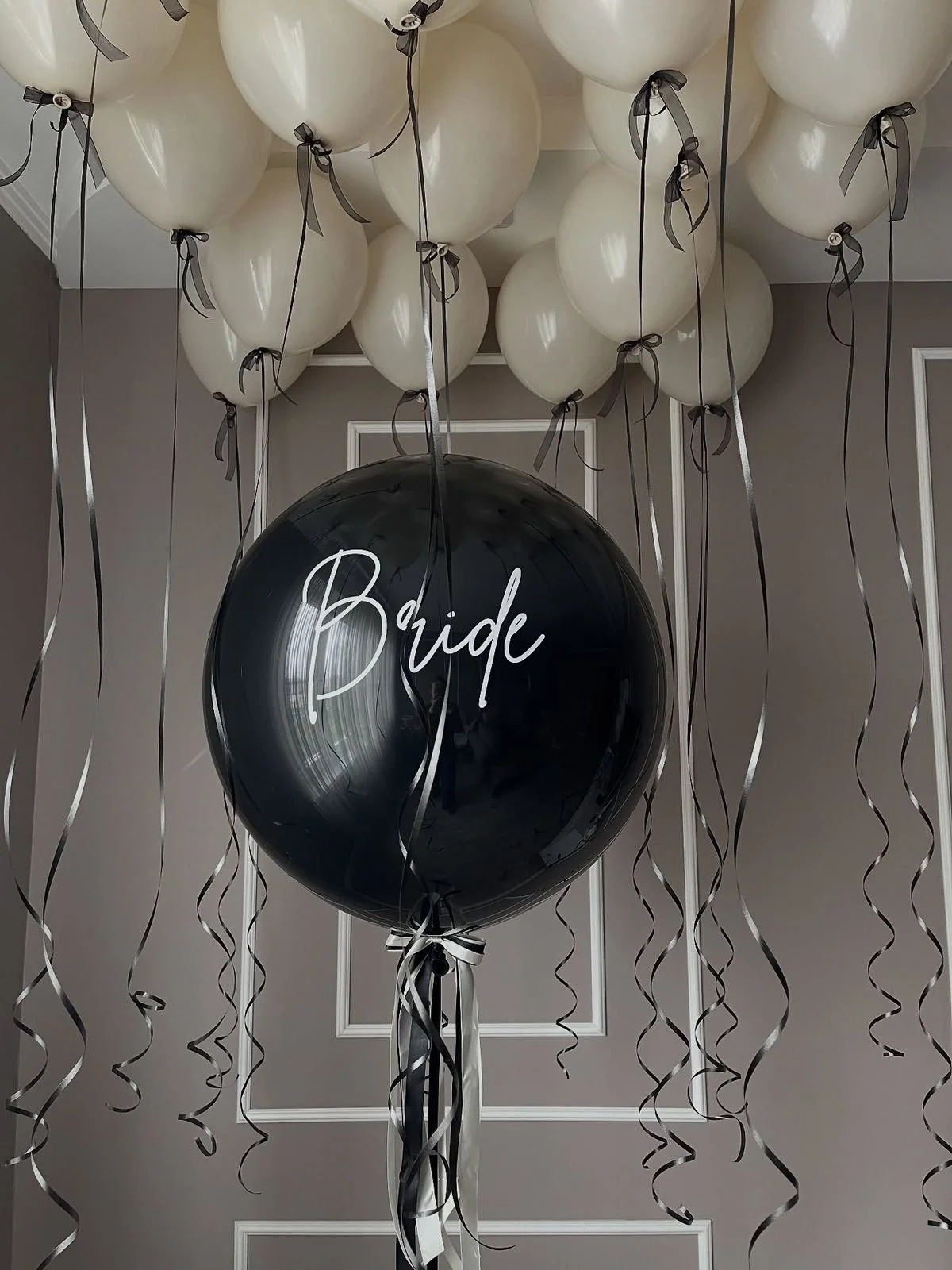 Black & Ivory Bride Statement Set