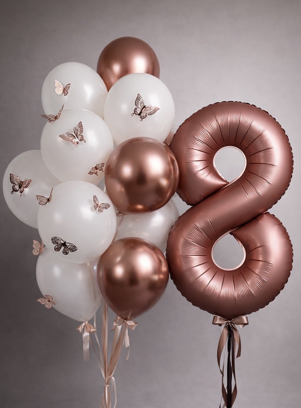 Signature Number Balloon Arrangement