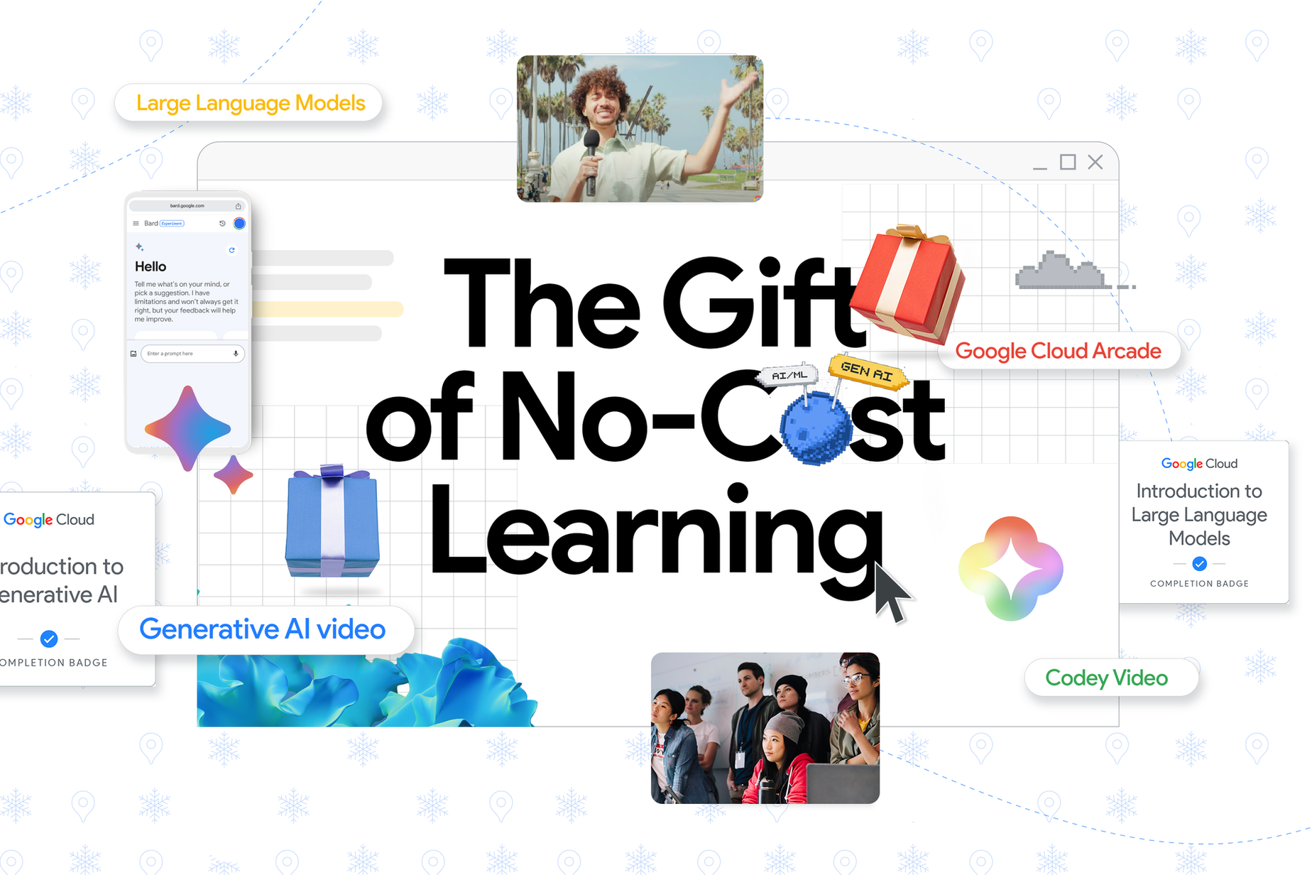 Give yourself the gift of learning. Check out our featured gen AI learning content in the form of on-demand courses, labs and videos to help validate your AI know-how into the New Year and beyond. These gen AI trainings are no-cost to watch and compl