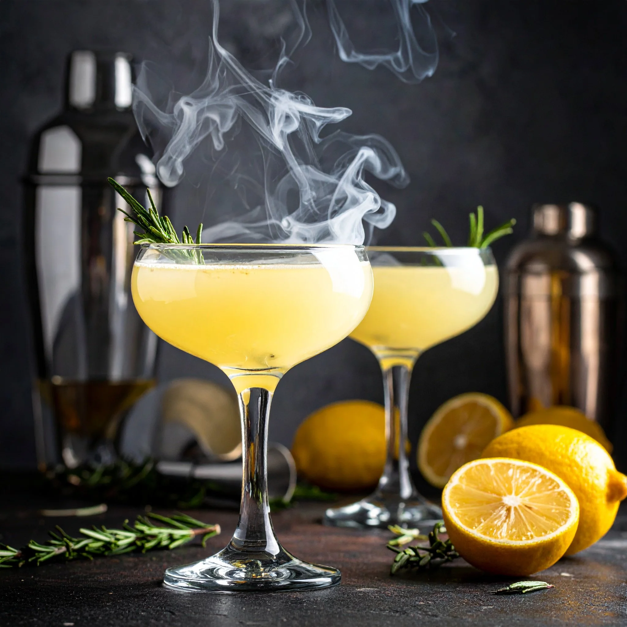 Smoked Rosemary Lemonade
