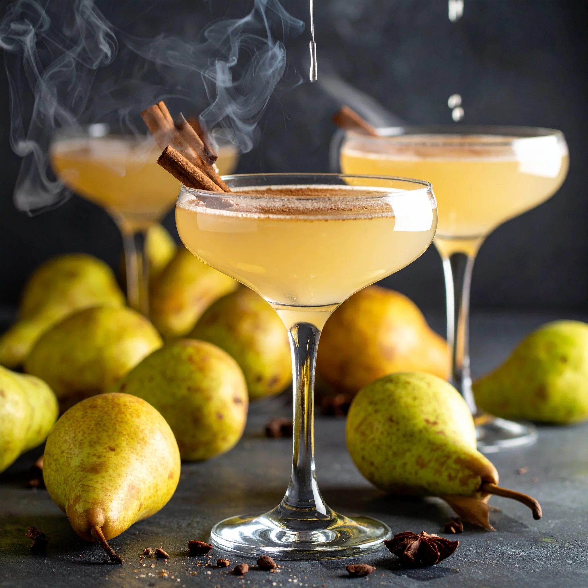 Smoked Pear Fizz