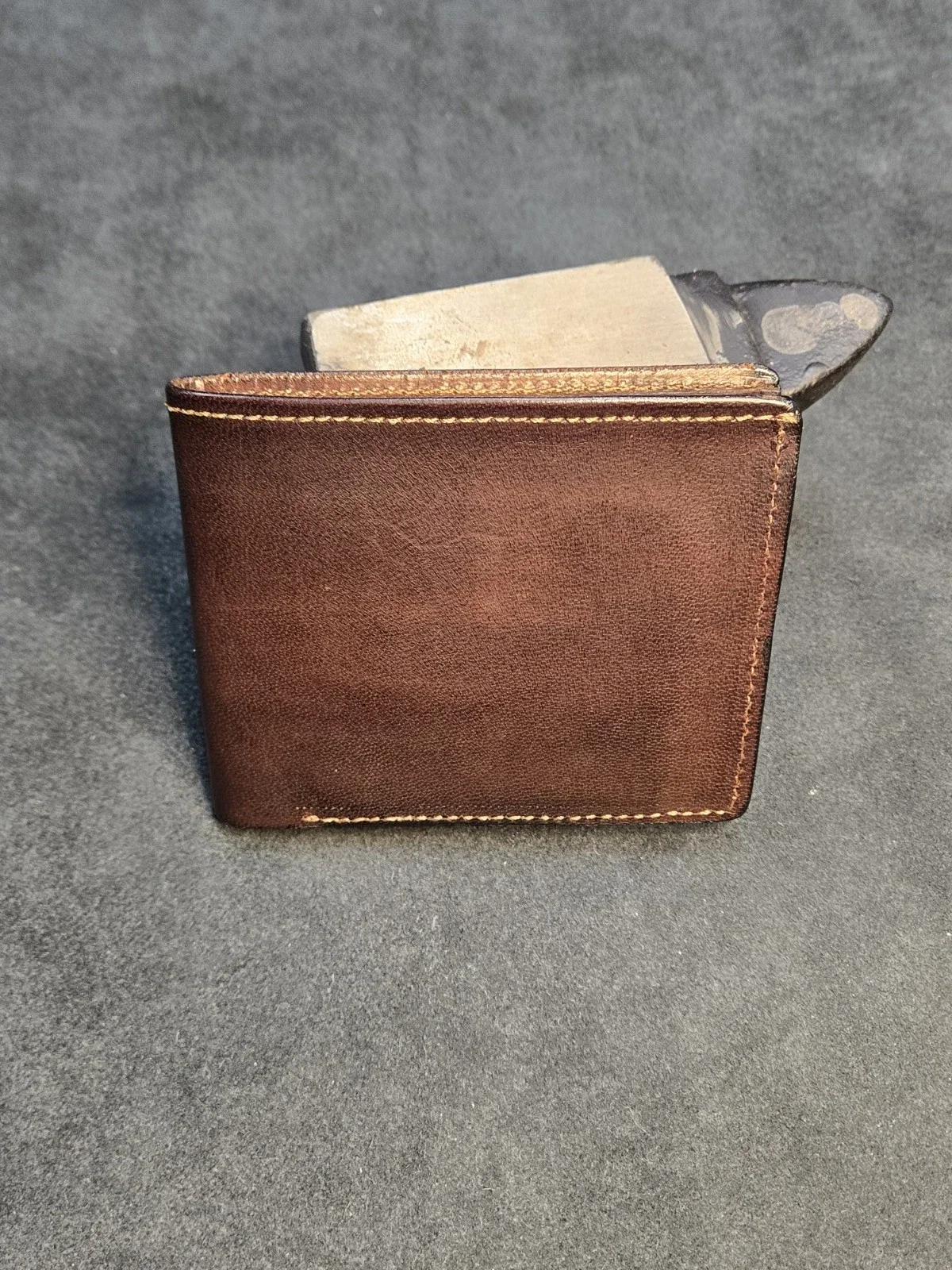 Thin Bifold Leather Wallet