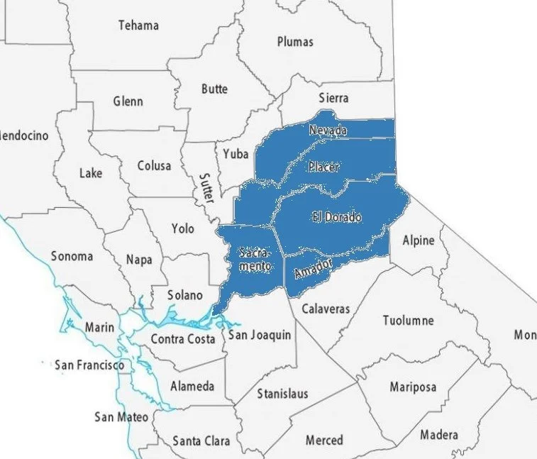 Map of the state of Nevada in the USA, highlighting several of its lakes in blue, including Lake Tahoe, Pyramid Lake, Walker Lake, and others.