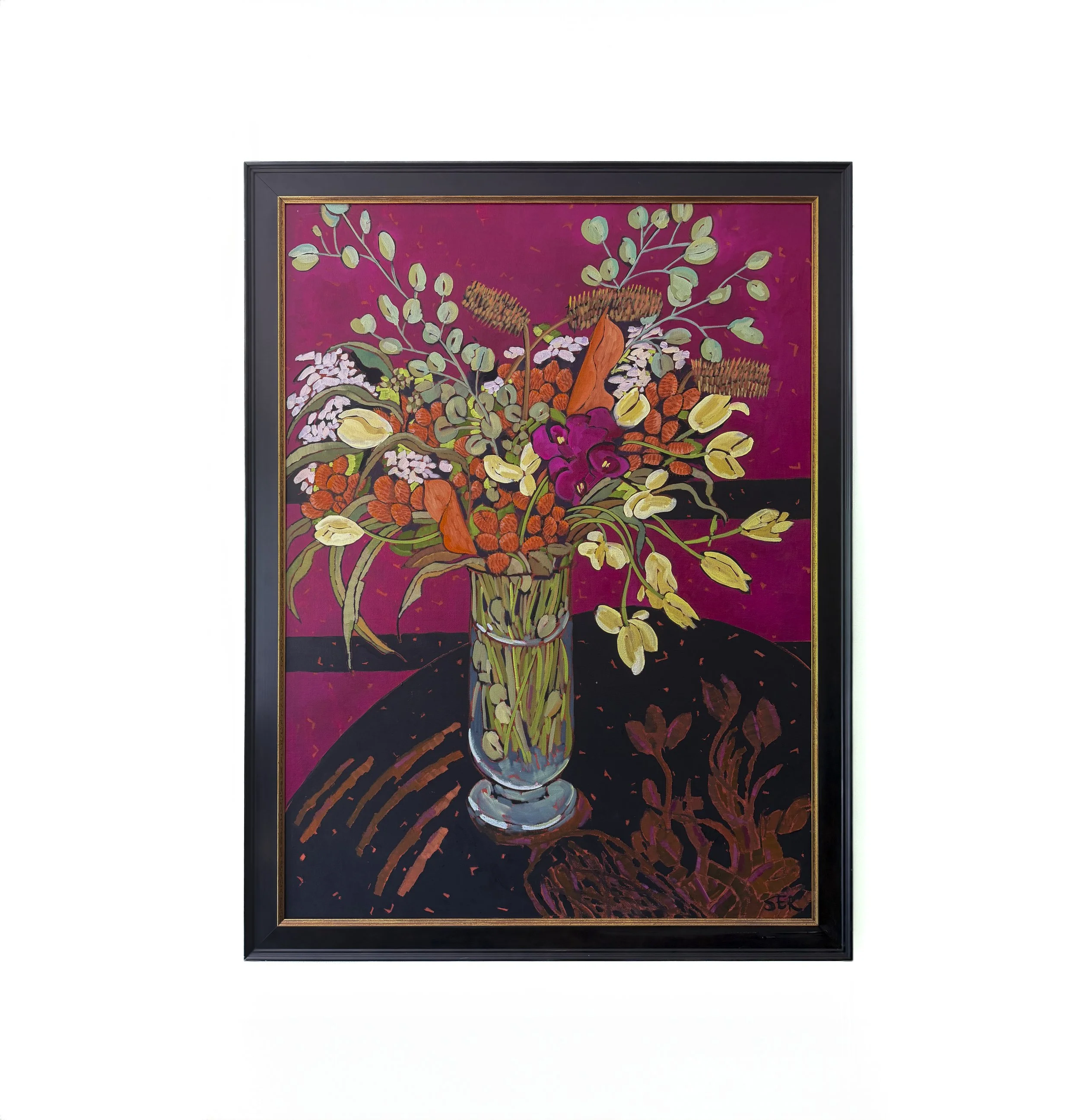 Gum Blossoms II oil on canvas  122 x 91.5cm