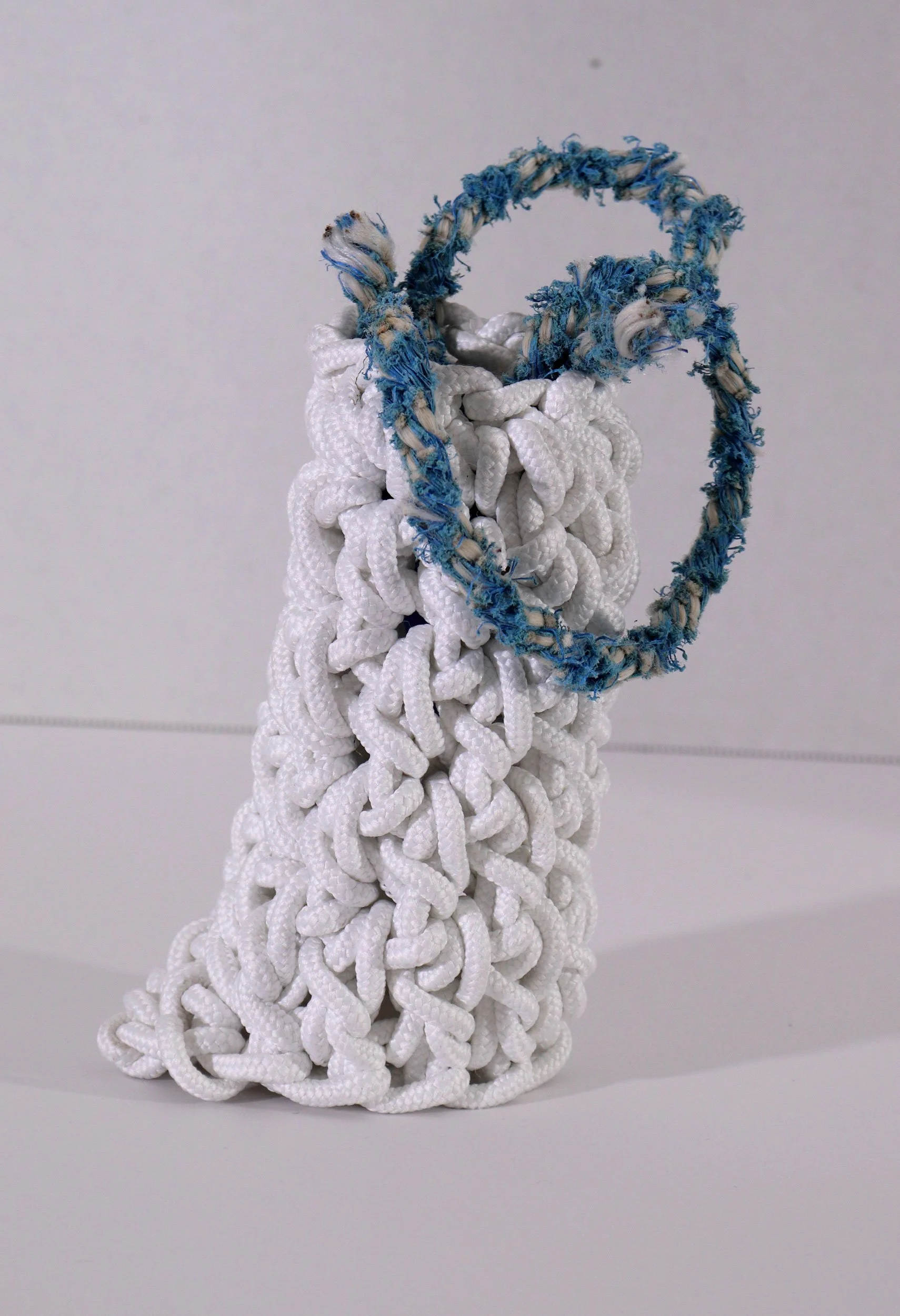 Figure with Blue Wings