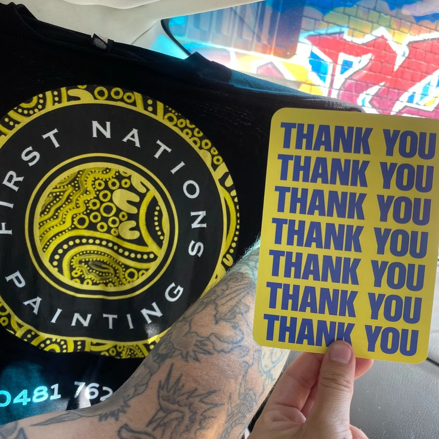 Fresh Uniforms 👌🏽✨ #FirstNationsPainting