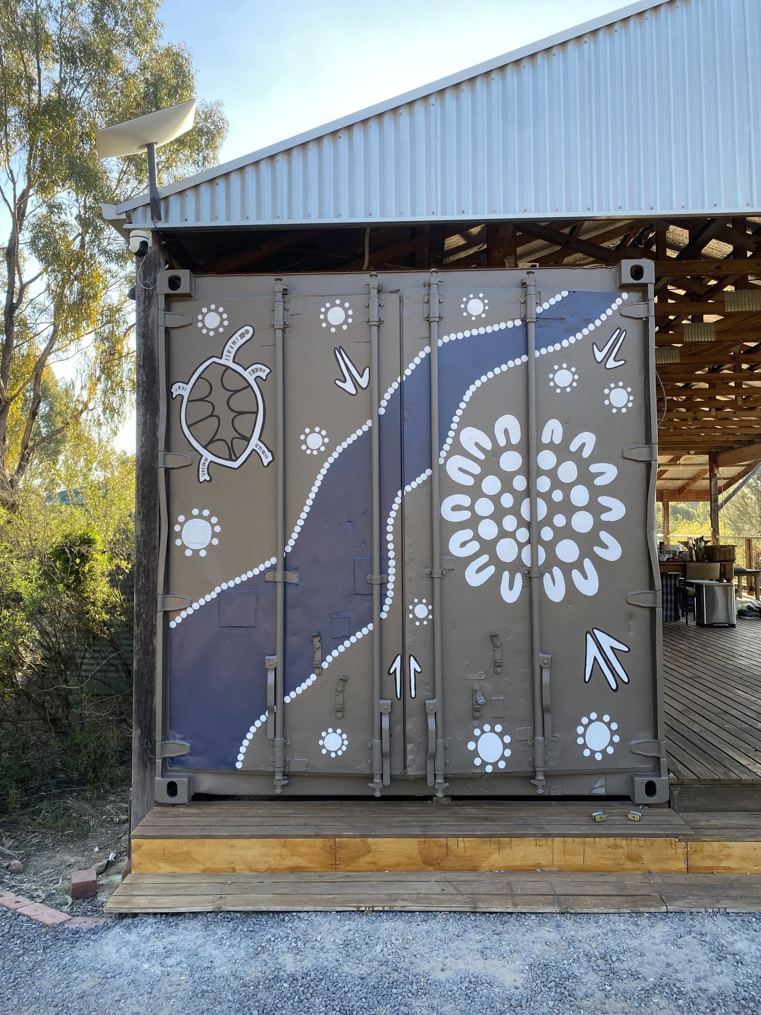 Indigenous Artist Aboriginal Art Mural