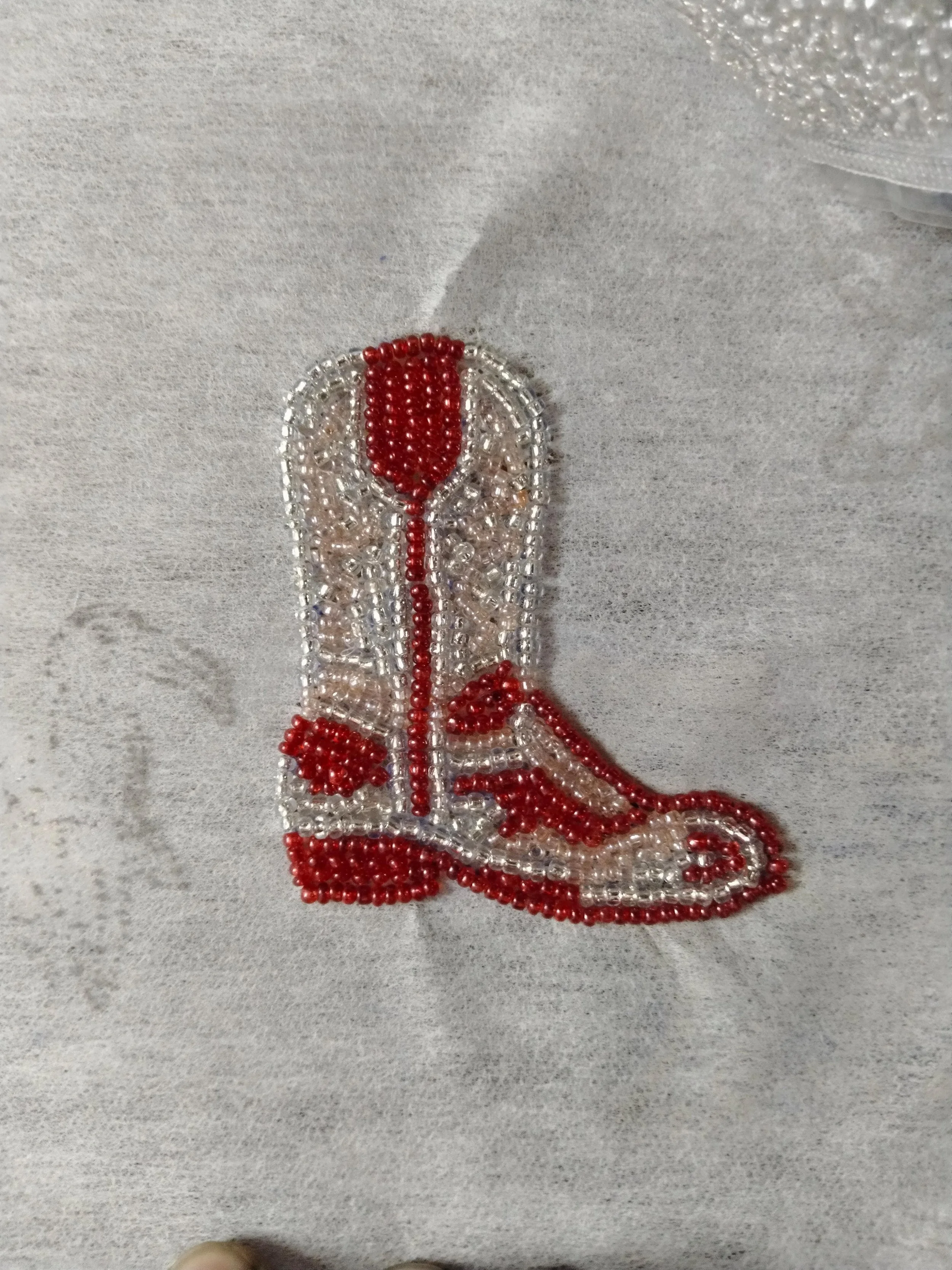 Beaded patch