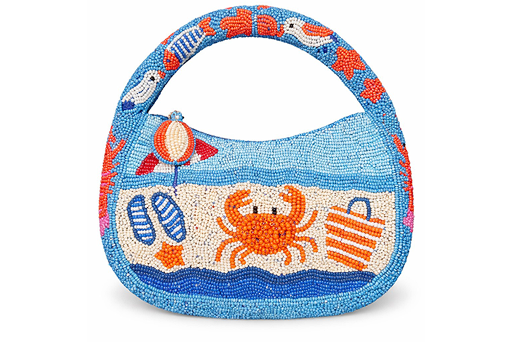 Beaded purse- crab design