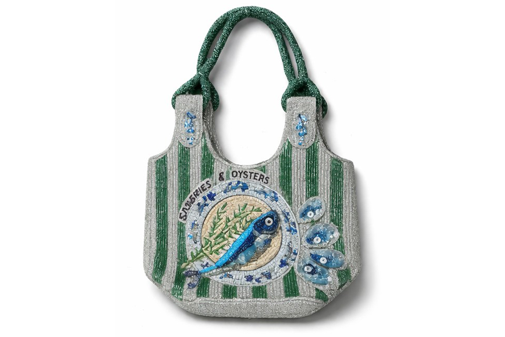 Beaded purse- aquatic design