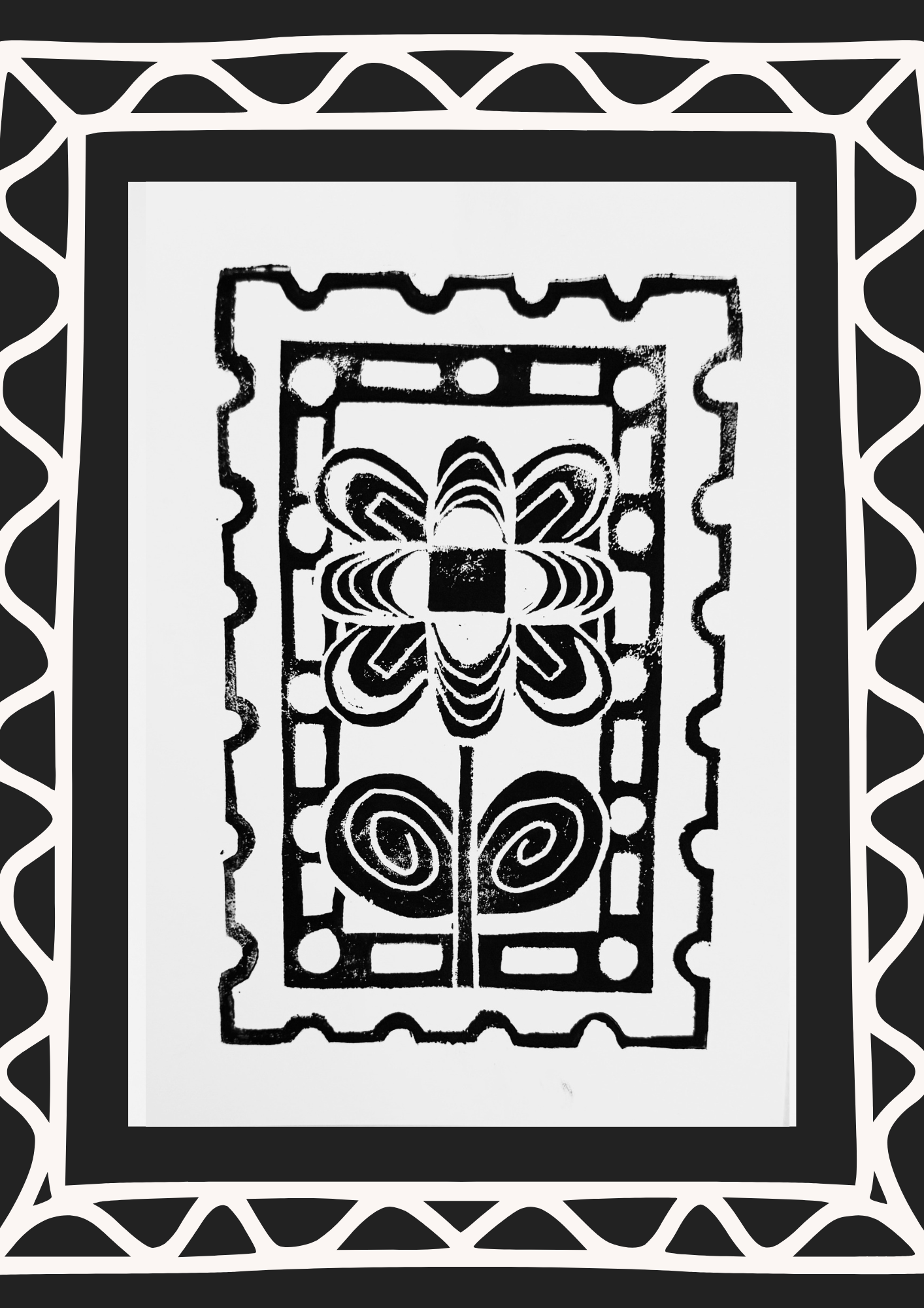 stamp #4 (cream)