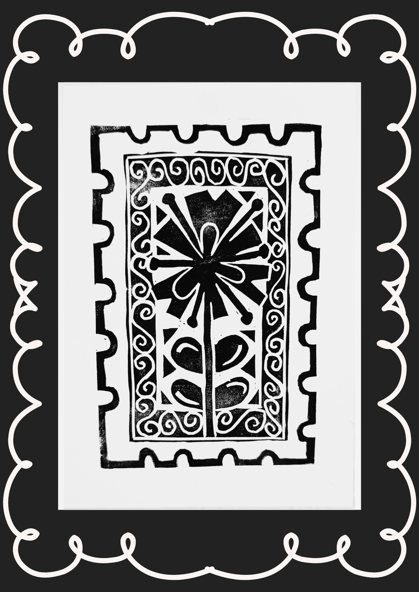 stamp #2 (cream)