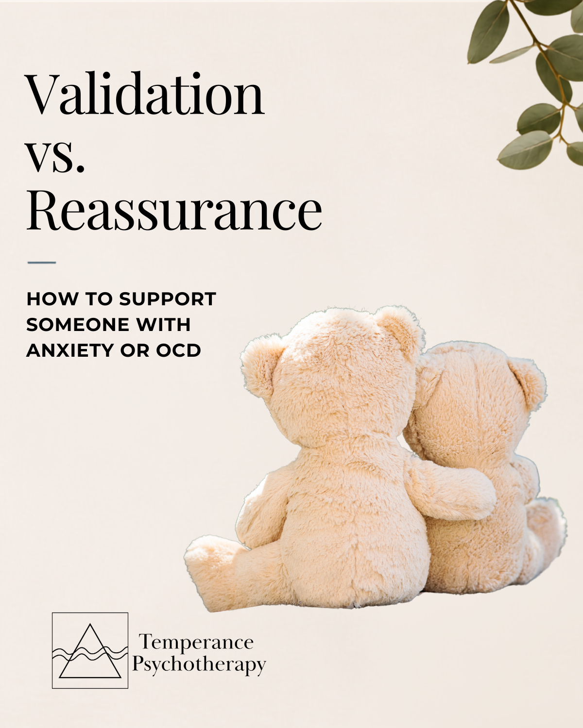 The Difference Between Validation and Reassurance