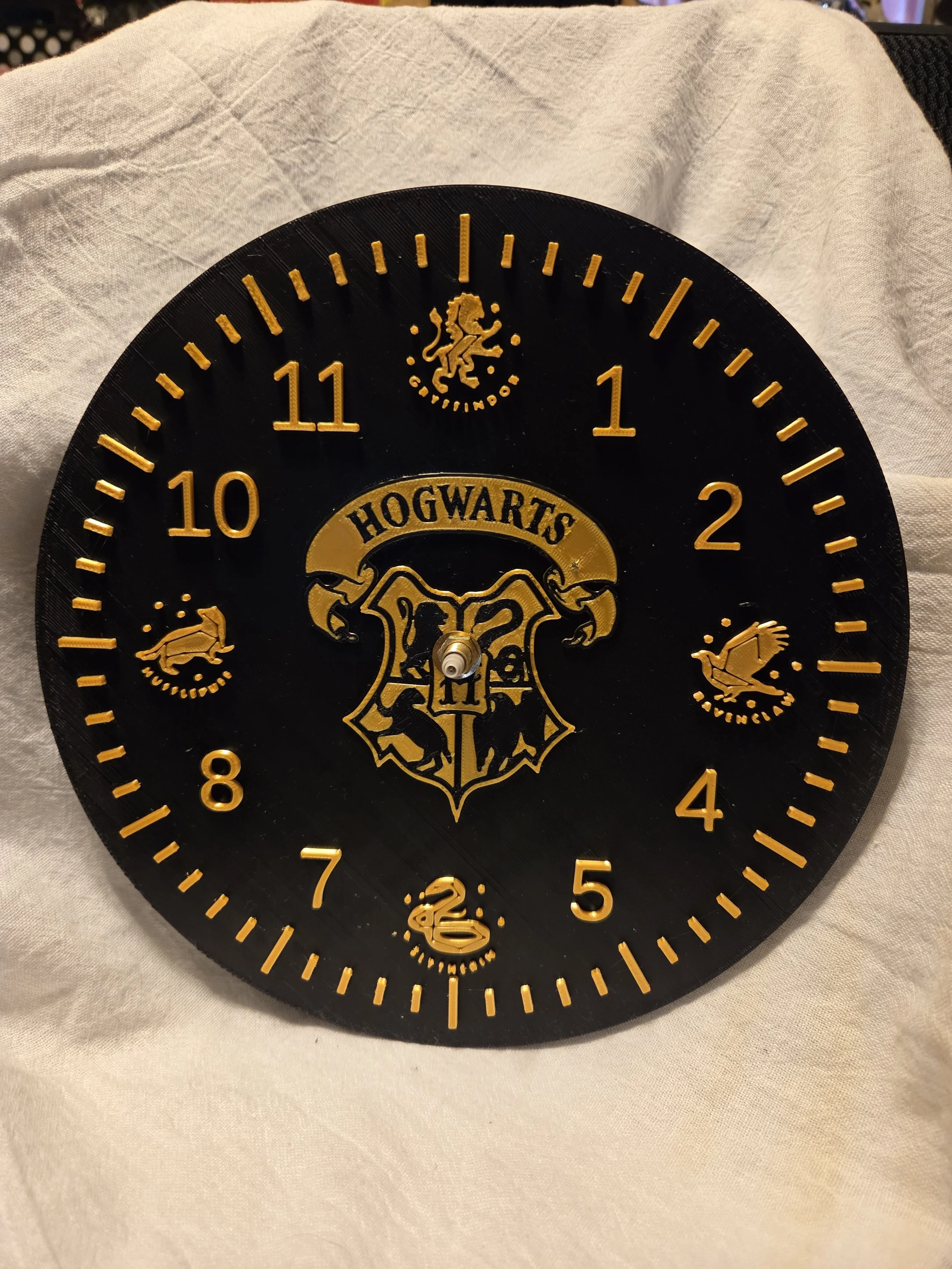 Hogwarts All Houses Clock