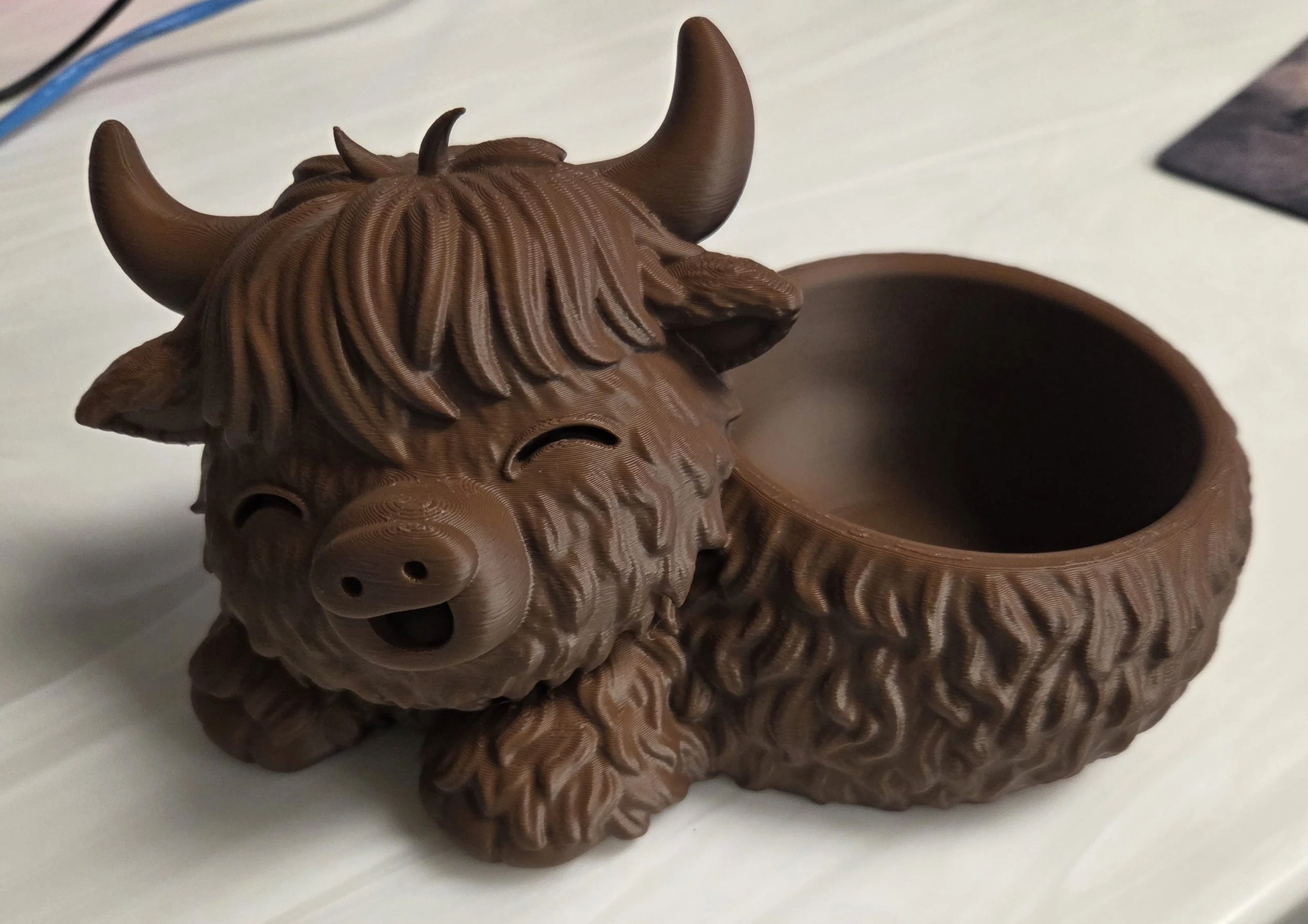Highland Cow Yarn Buddy