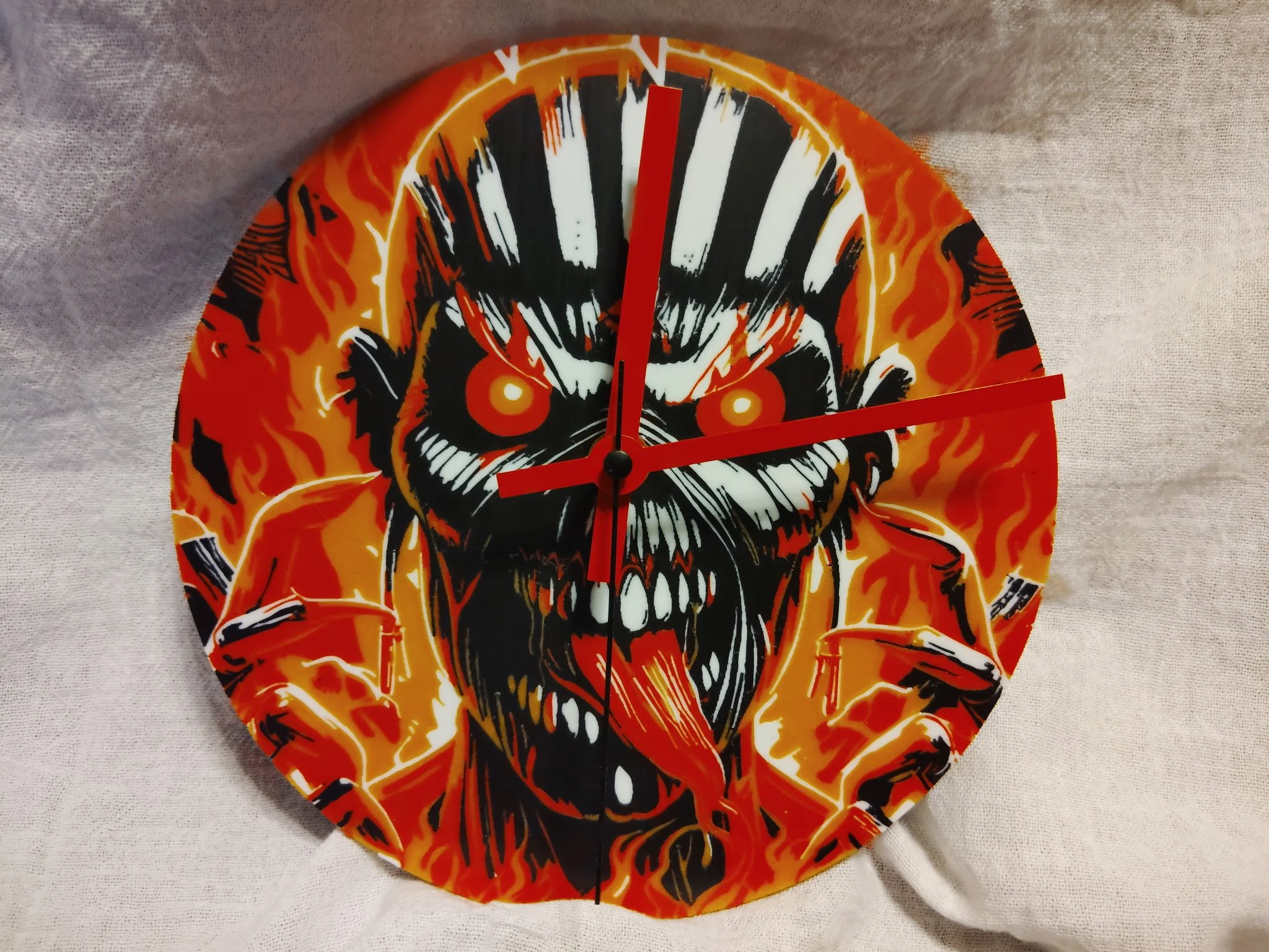 Iron M Clock