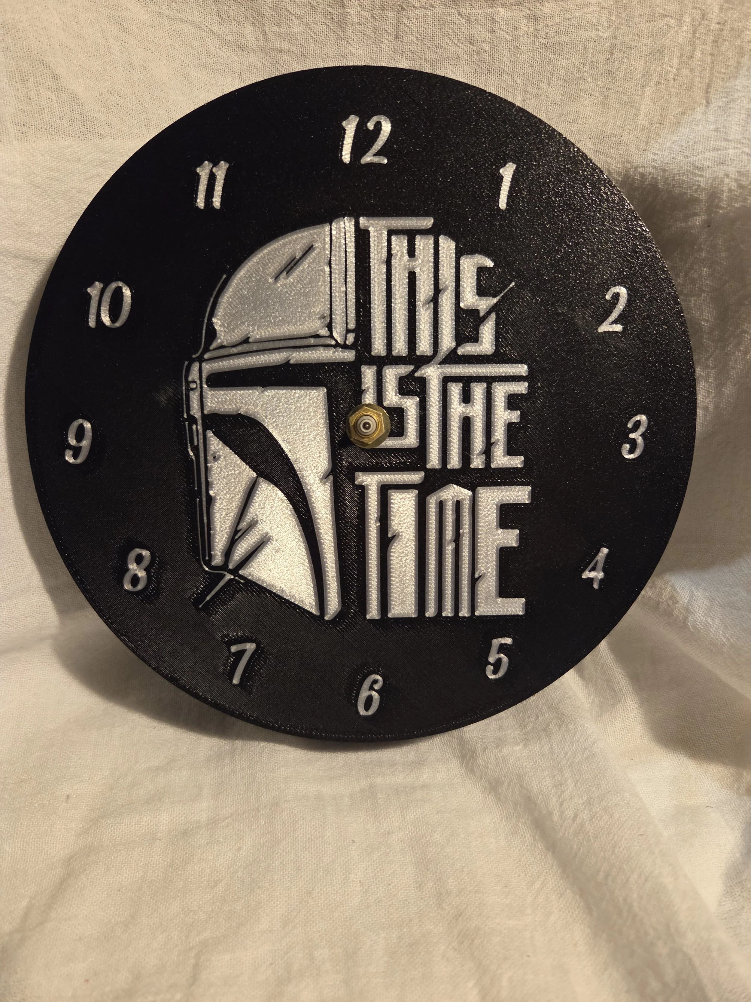 Mandolorian Clock