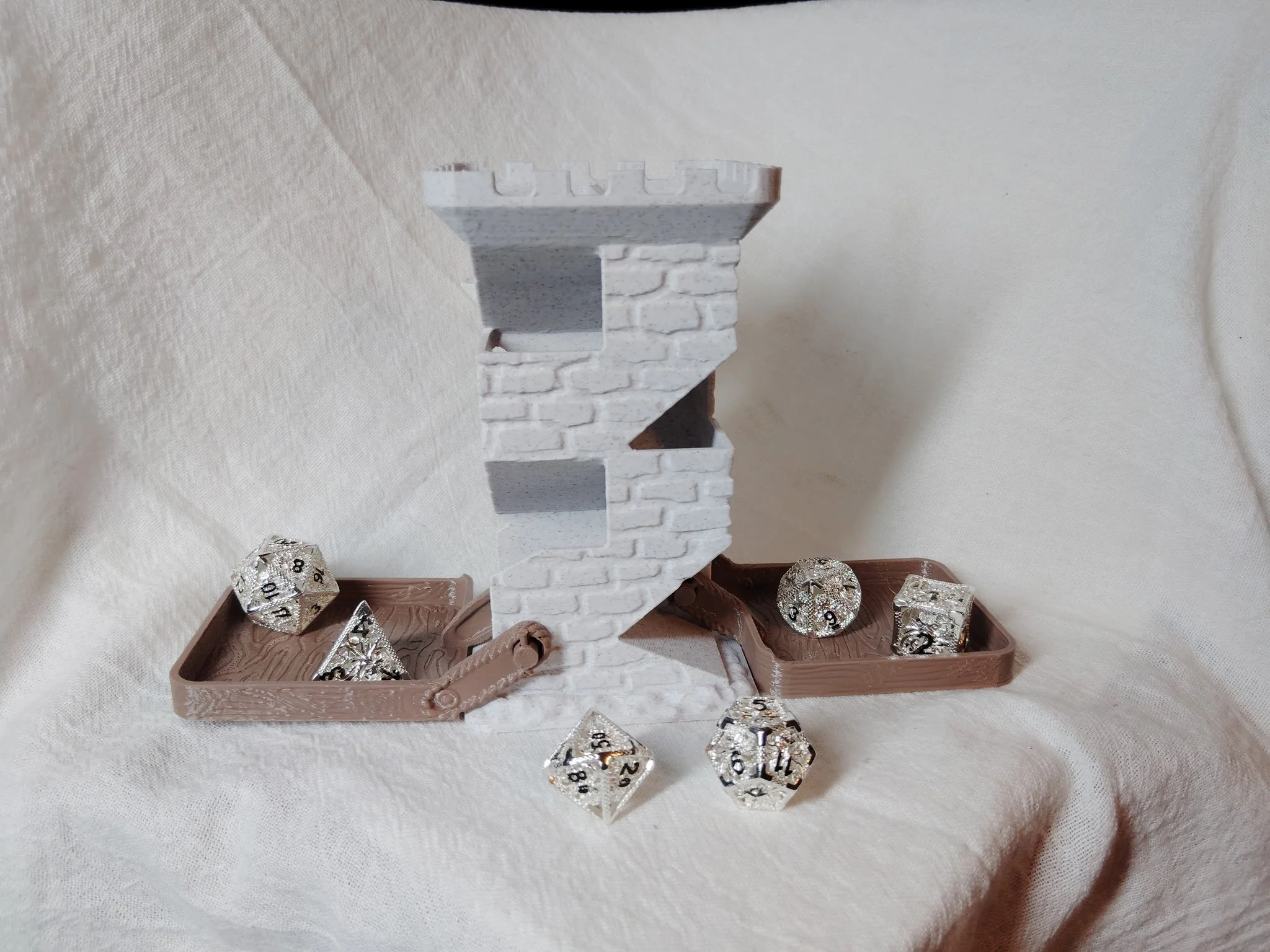 Double Sided Drawbridge Dice Tower