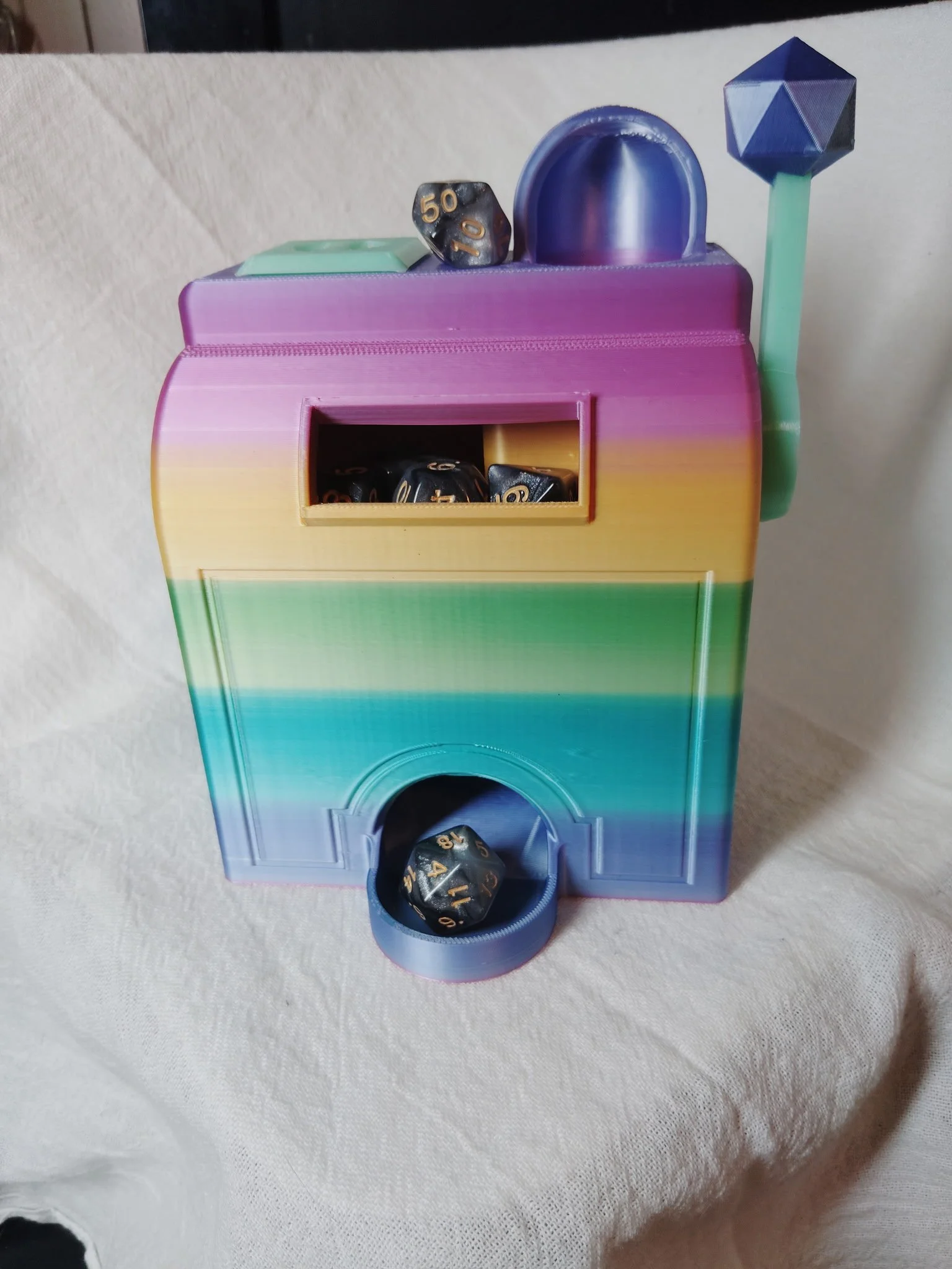 Slot Machine Dice Tower
