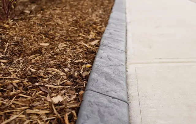 Commercial textured concrete style in Calgary