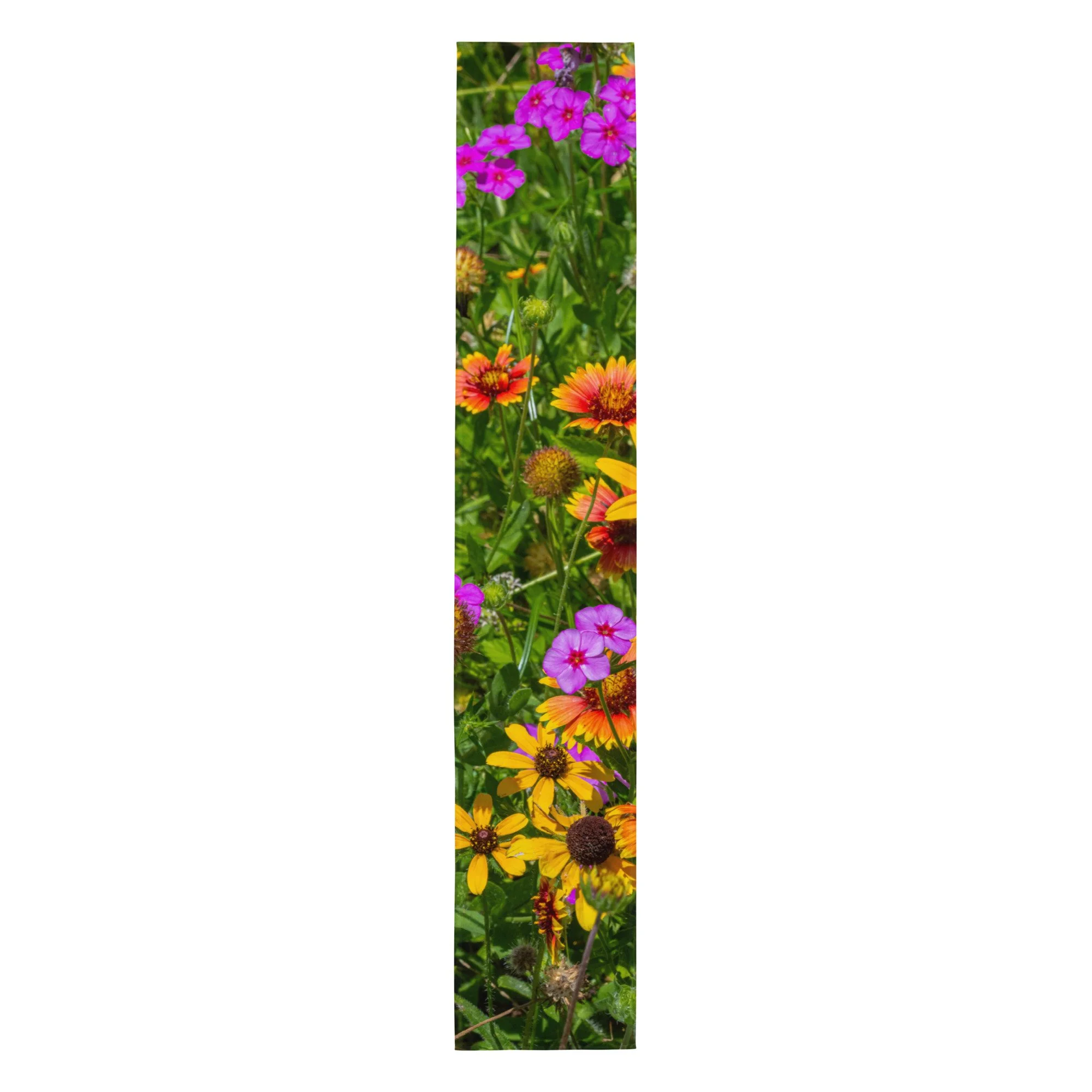 Vibrant Flowered Table Runner