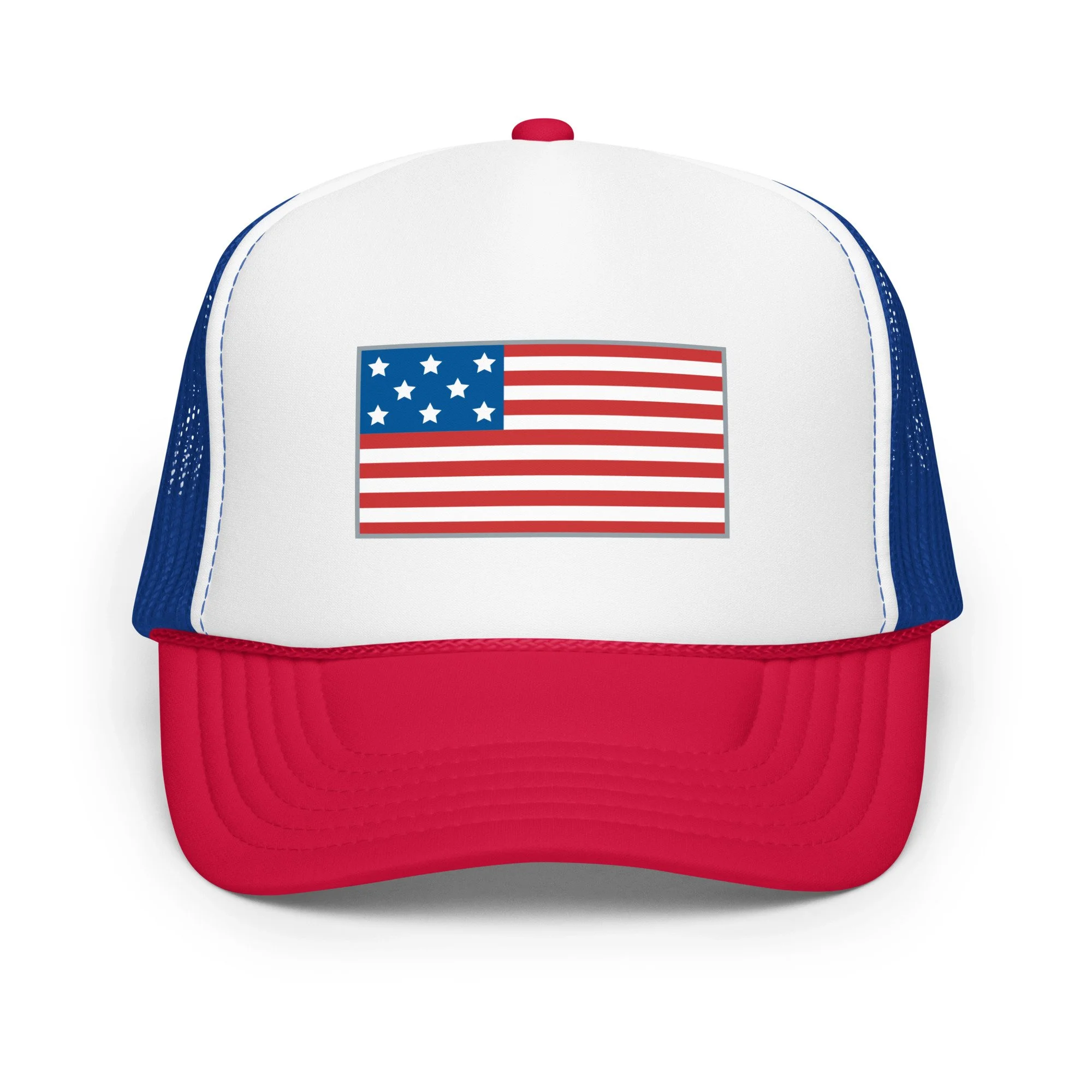 Patriotic Mesh Back Cap with American Flag