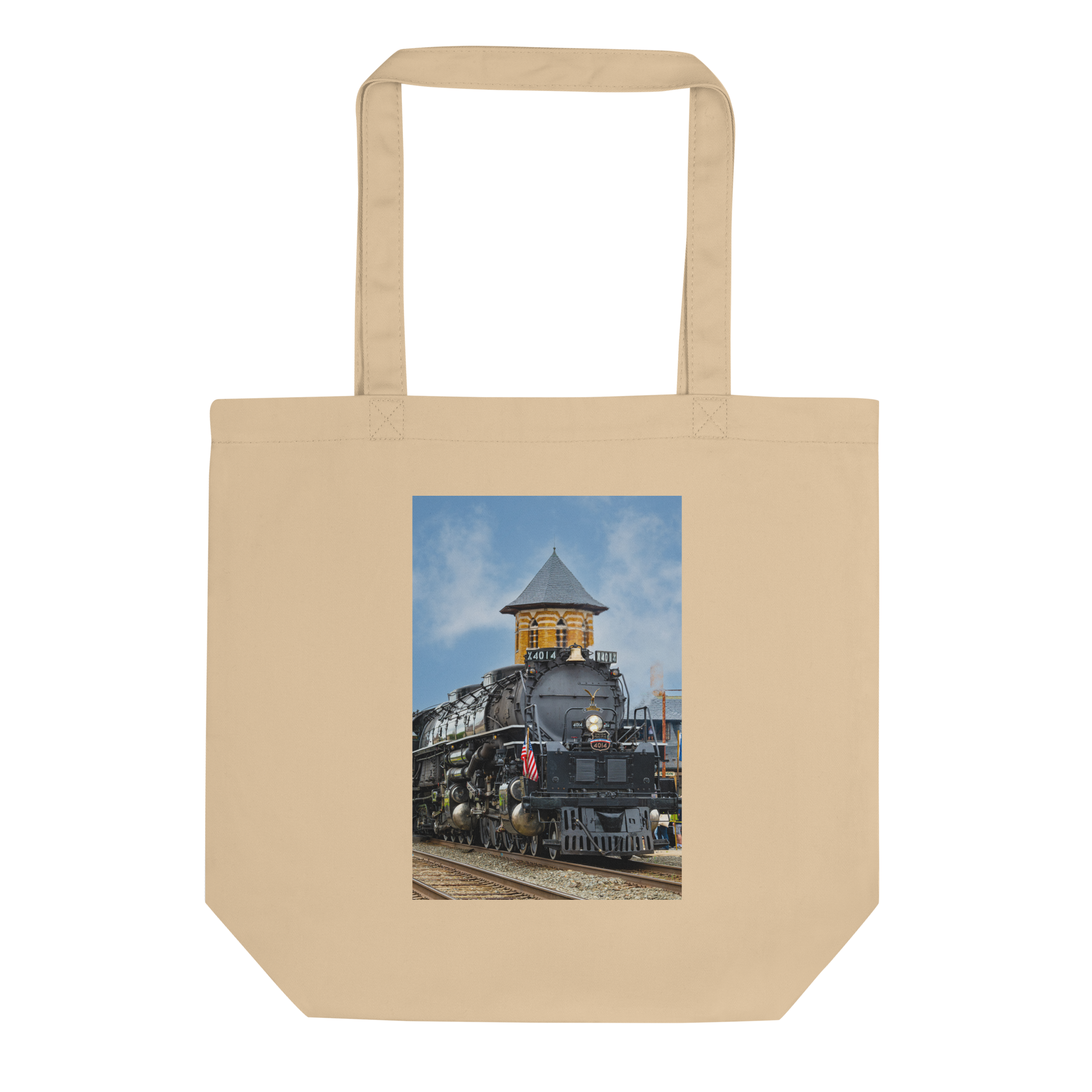 Big Boy Steam Locomotive Canvas Tote Bag