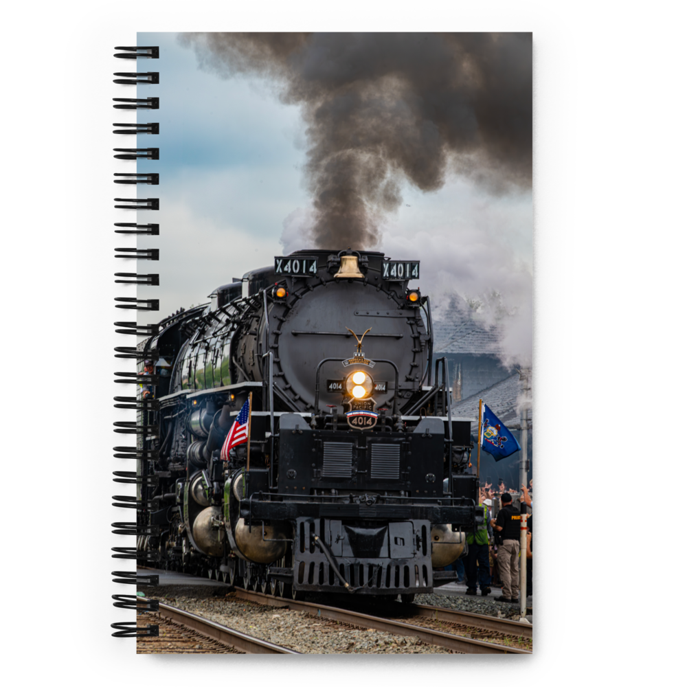 Vintage Train Spiral Notebook