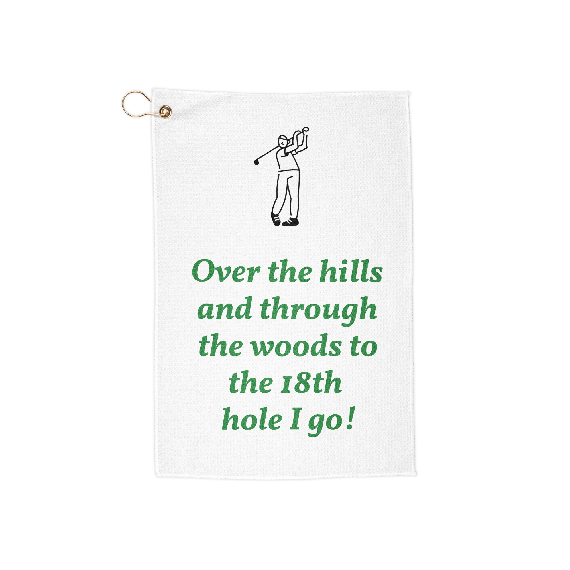 Whimsical Golf Towel - Fun and Practical!