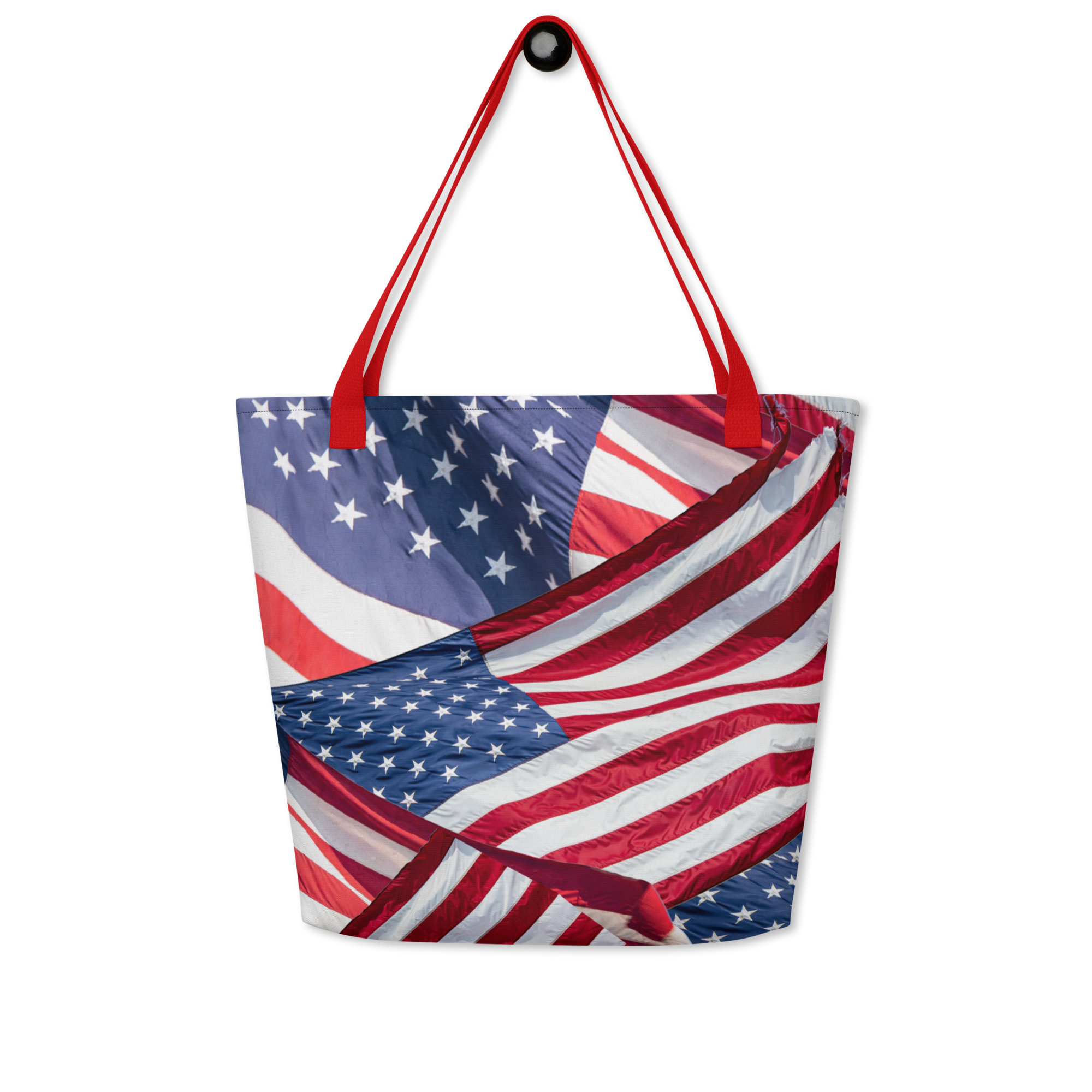 Patriotic Flag Tote Bag