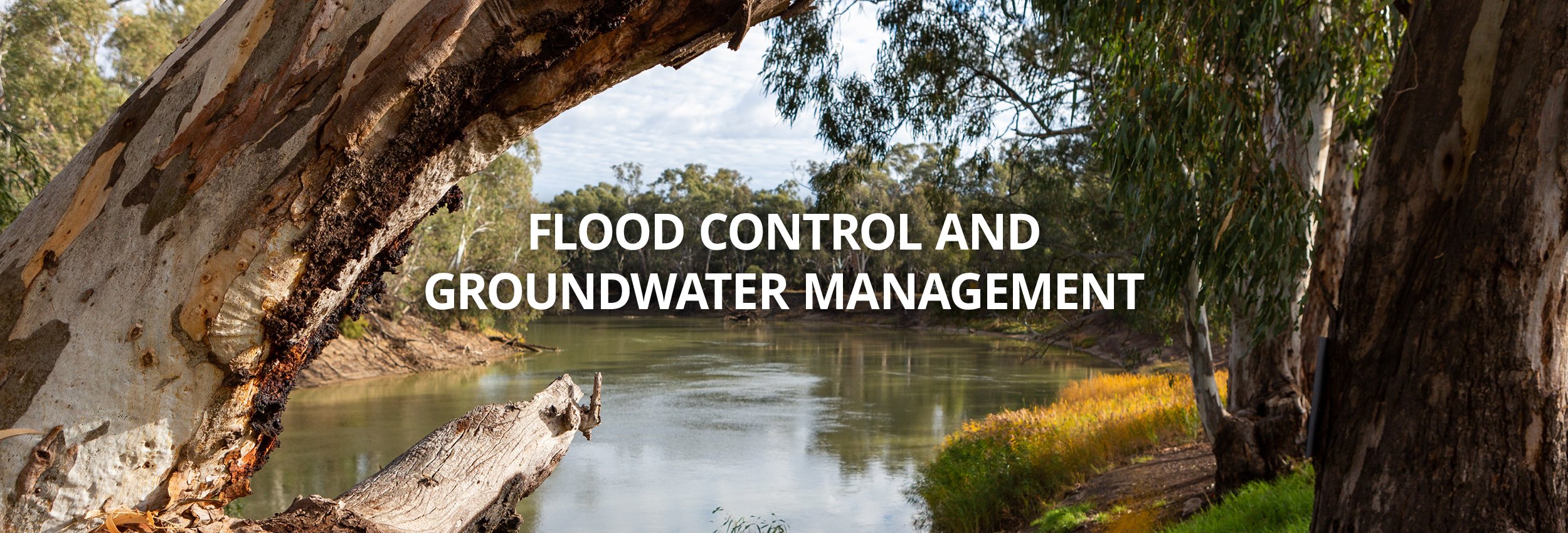 Flood control and groundwater management