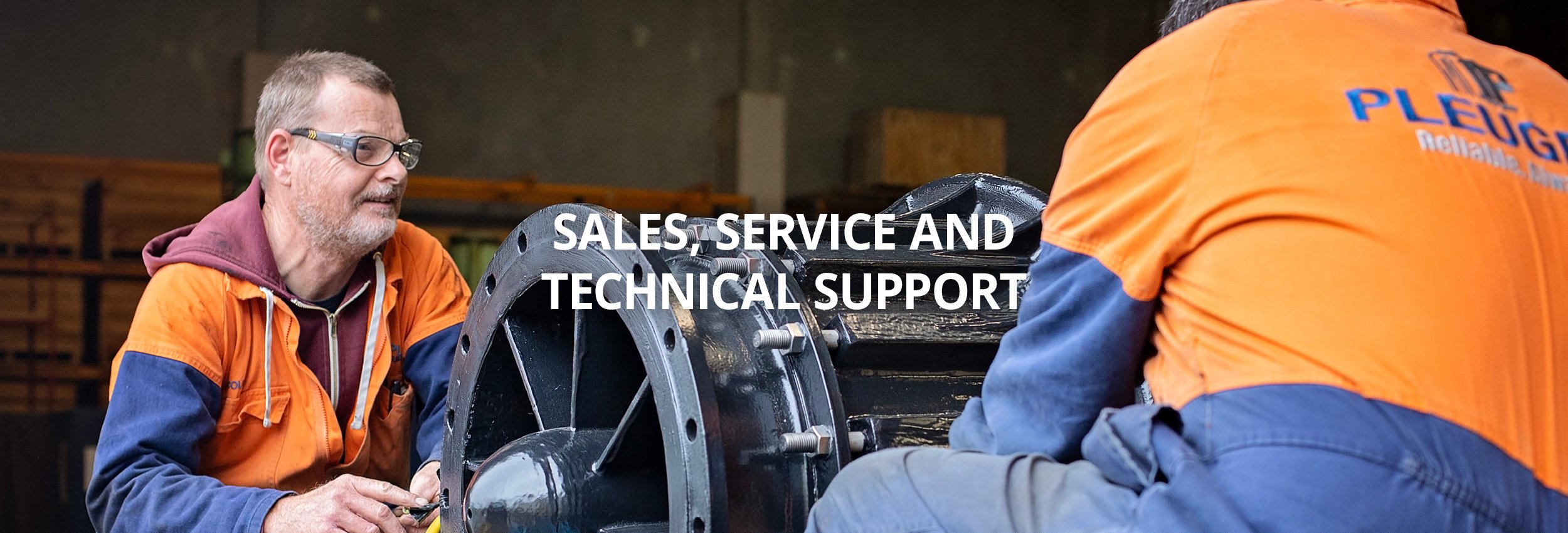 Sales, service and technical support