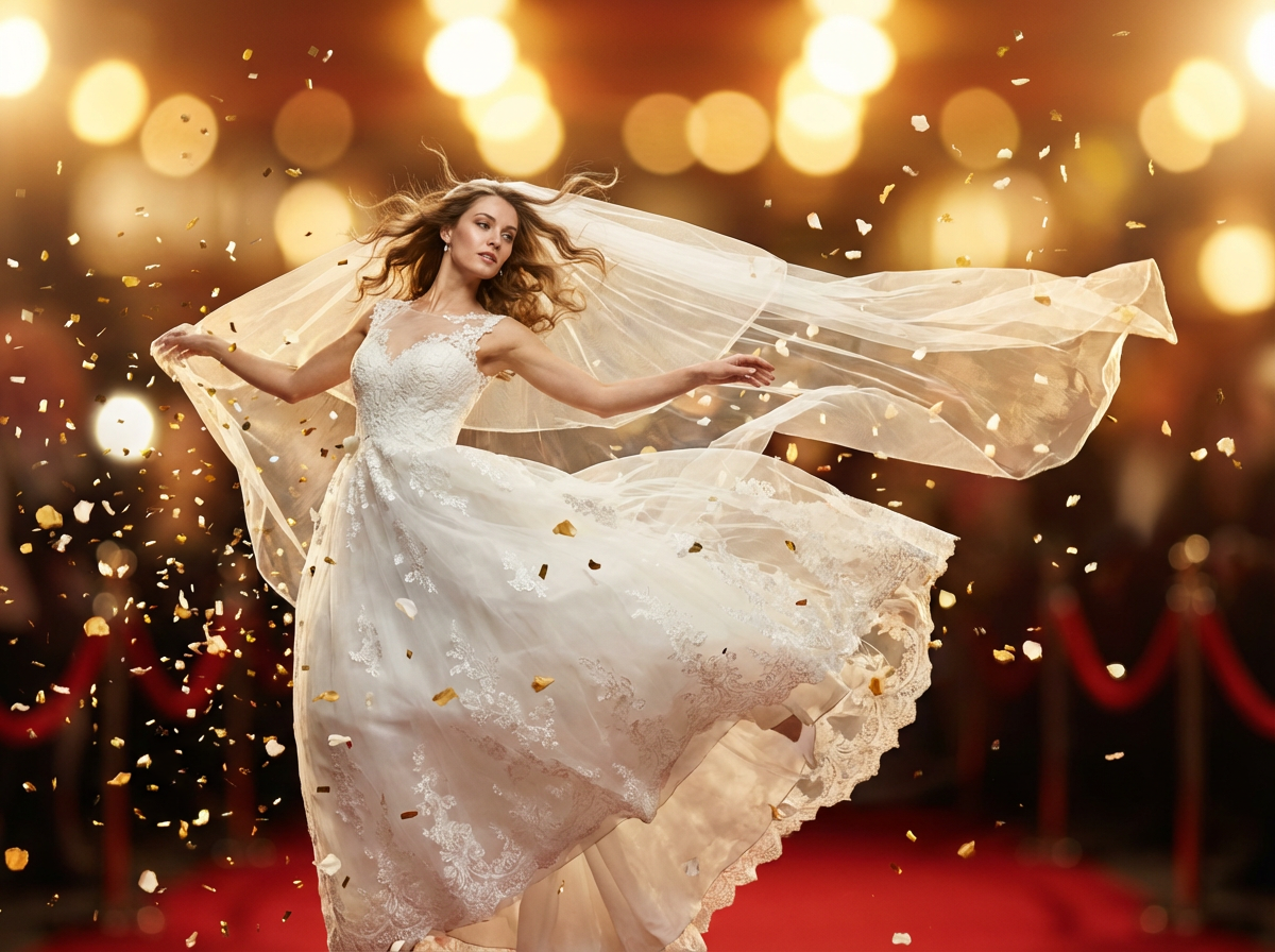 Glambot robotic camera arm capturing slow motion wedding video at El Paso reception venue