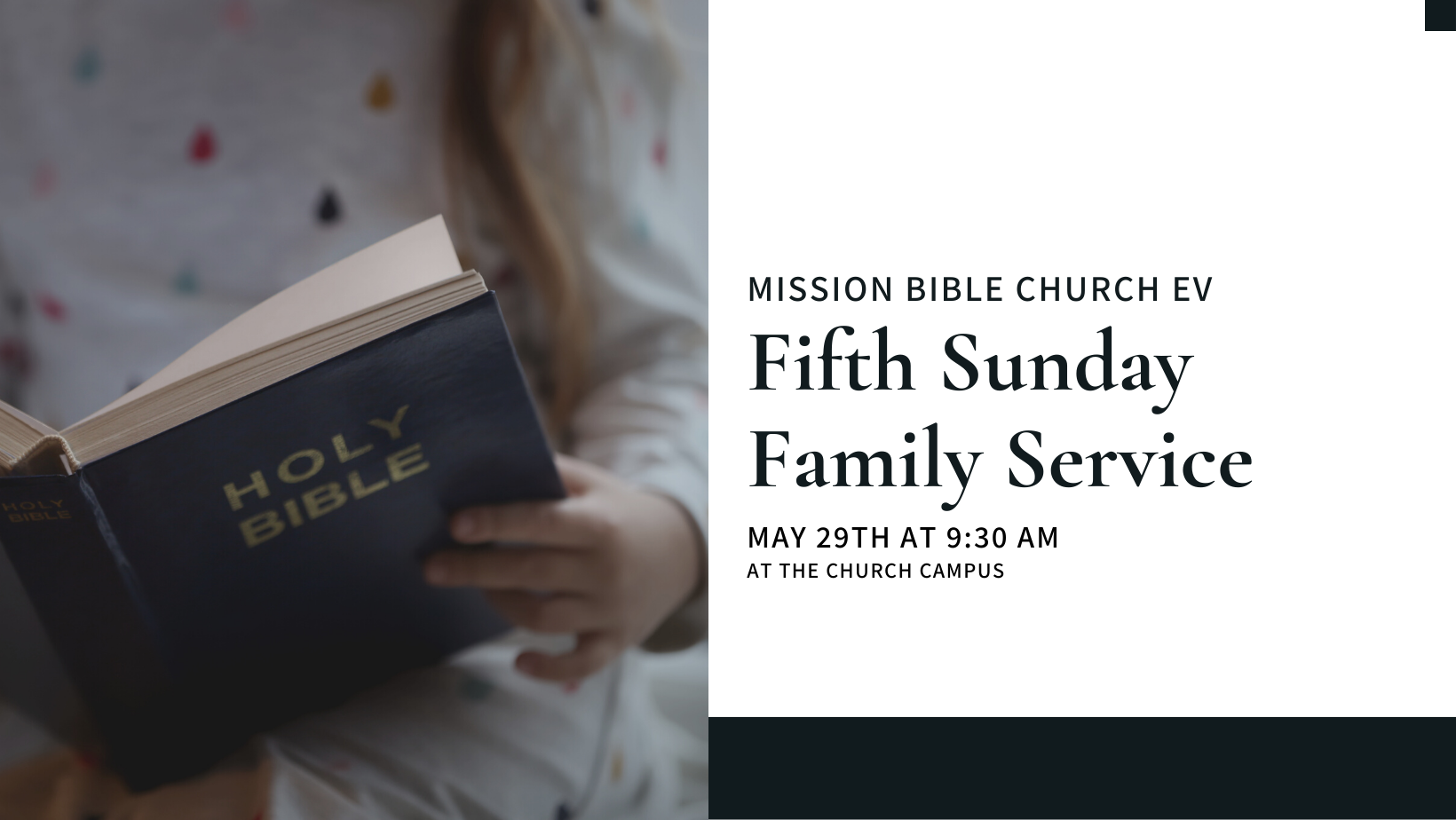 Fifth Sunday Family Service