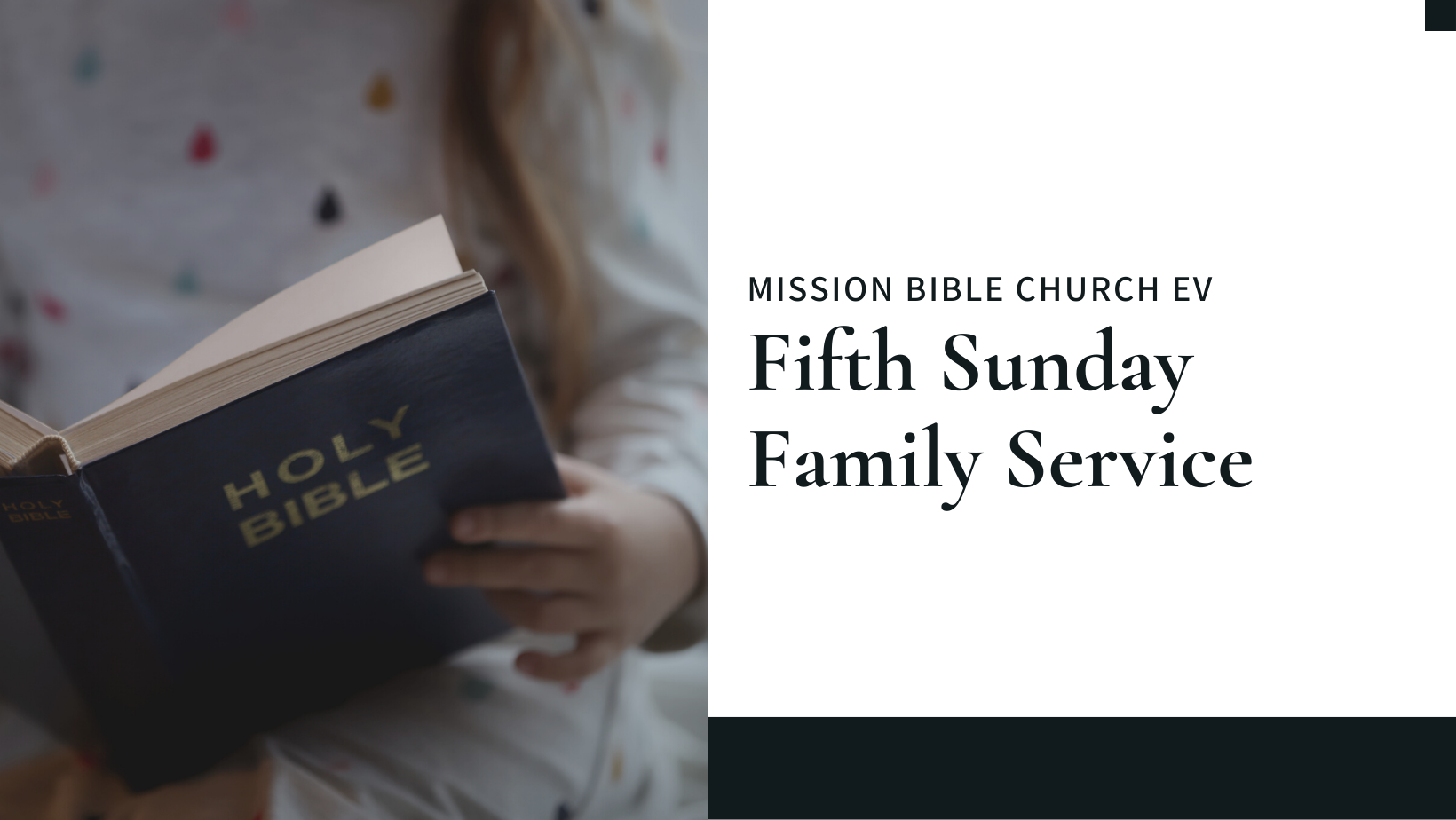 Fifth Sunday Family Service