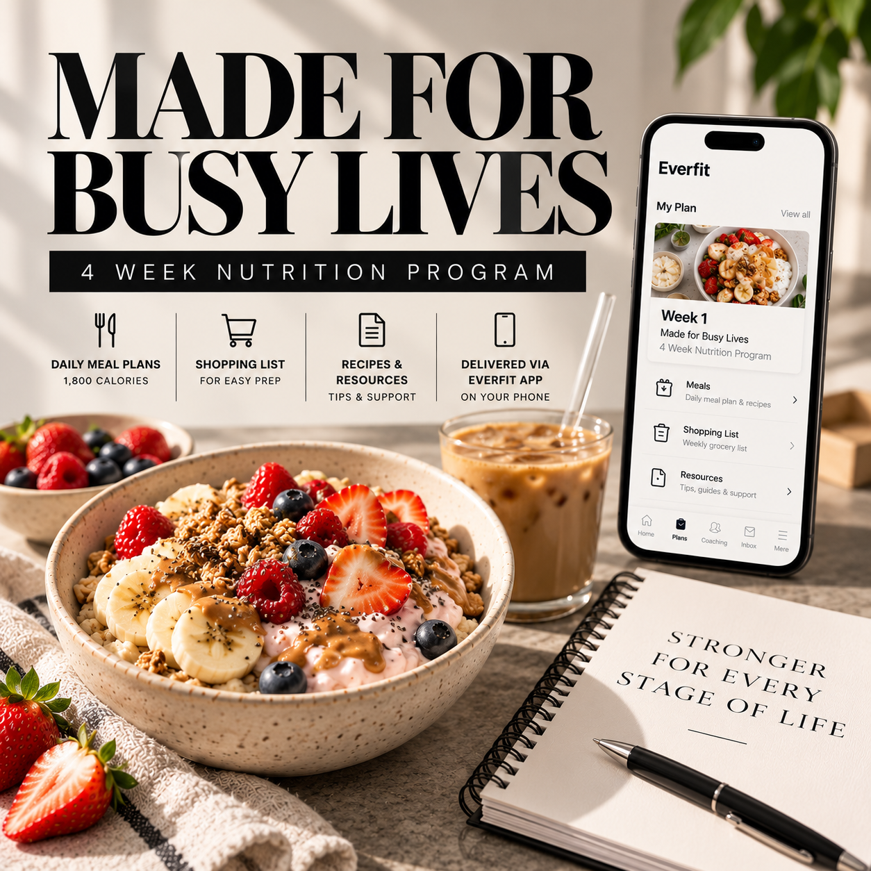 Made for Busy Lives | 4 Week Nutrition Program