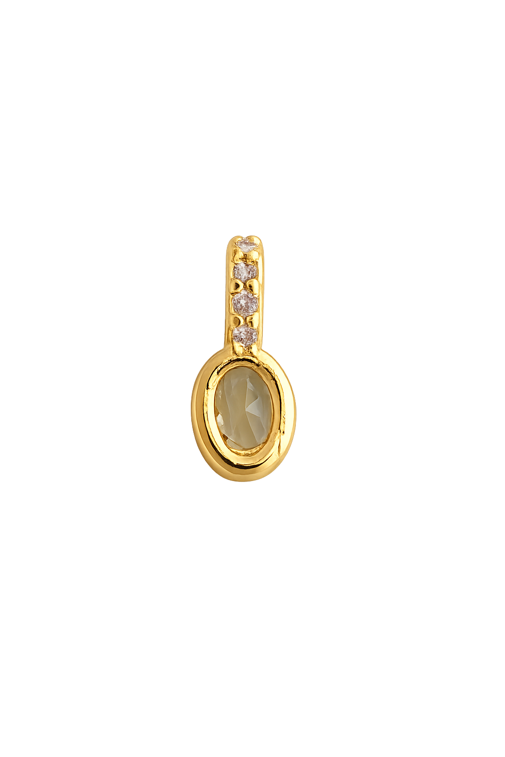 Dainty Oval Pendant